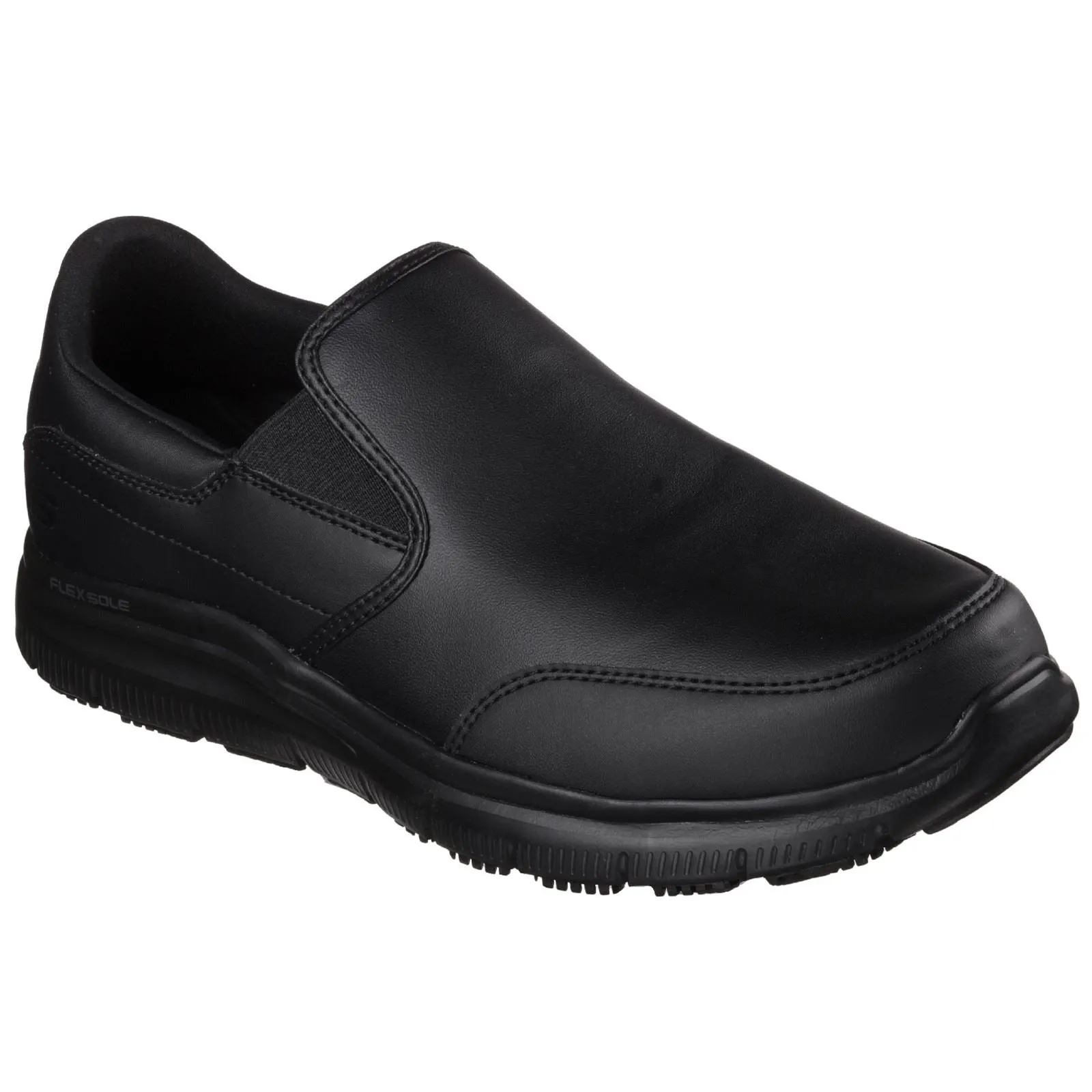 Herren-Skechers 77071WEC Bronwood rutschfeste Turnschuhe in weiter Passform