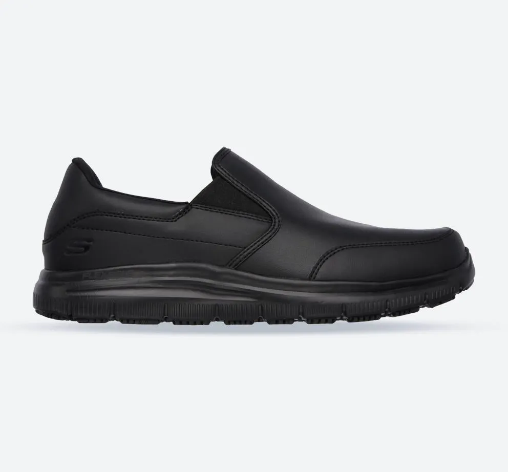 Herren-Skechers 77071WEC Bronwood rutschfeste Turnschuhe in weiter Passform
