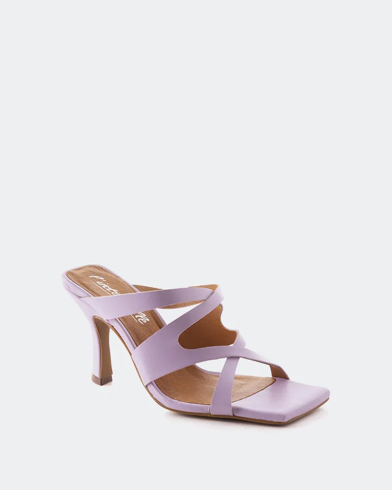 Myrtos Lila Leder
