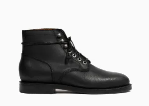 Nora Boot Black Wachs Commander