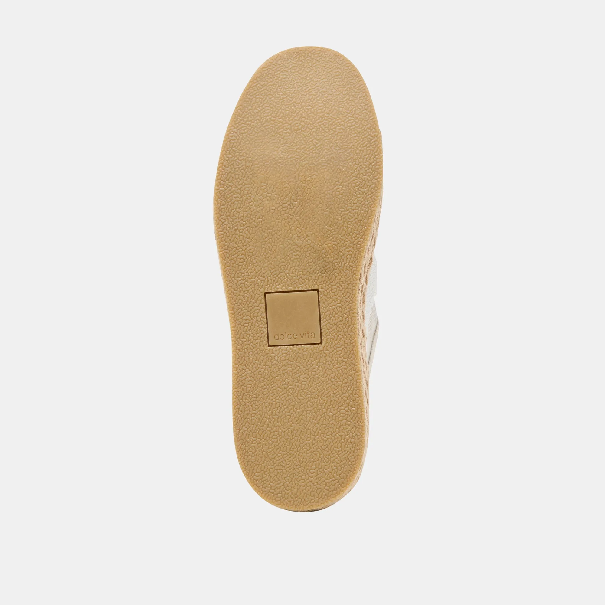 HINWEIS ESPADRILLE PERLEN SNEAKER WEIßES MESH