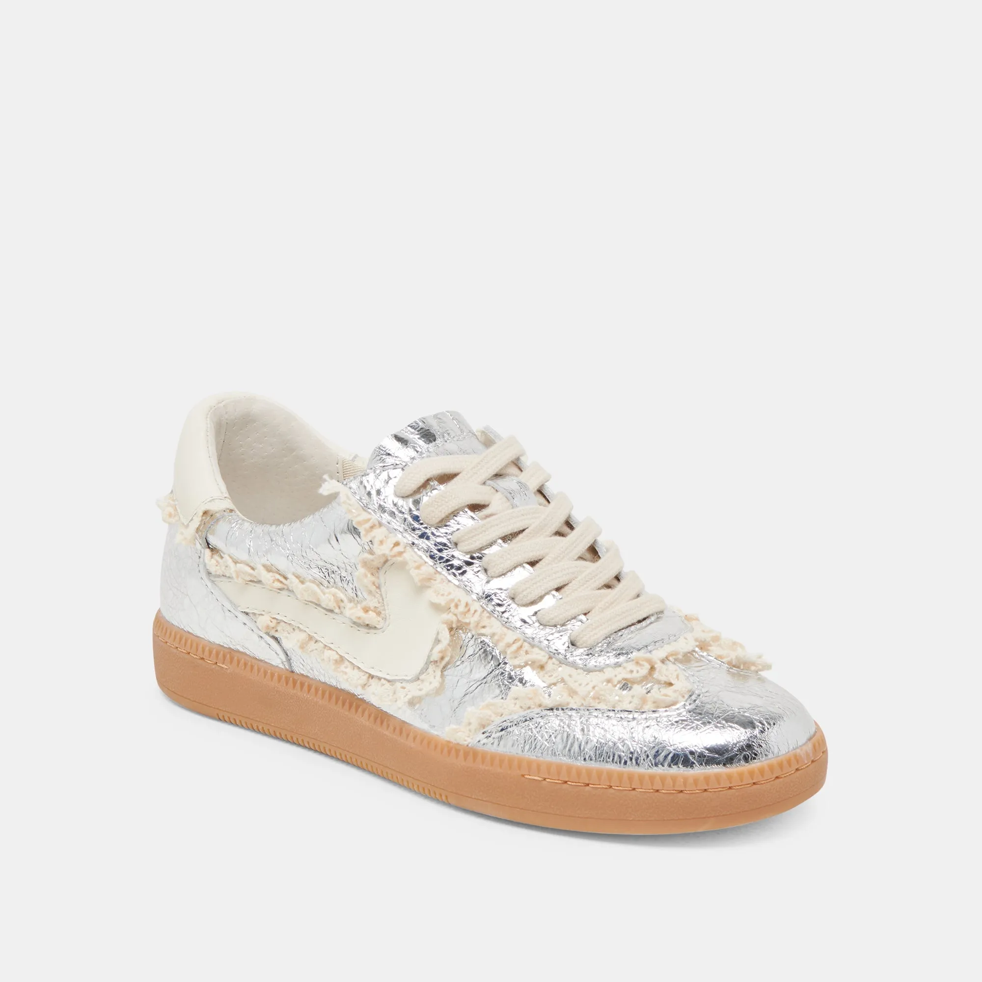 HINWEIS SPITZENSCHUHE SILBER ANTIKE LEDER