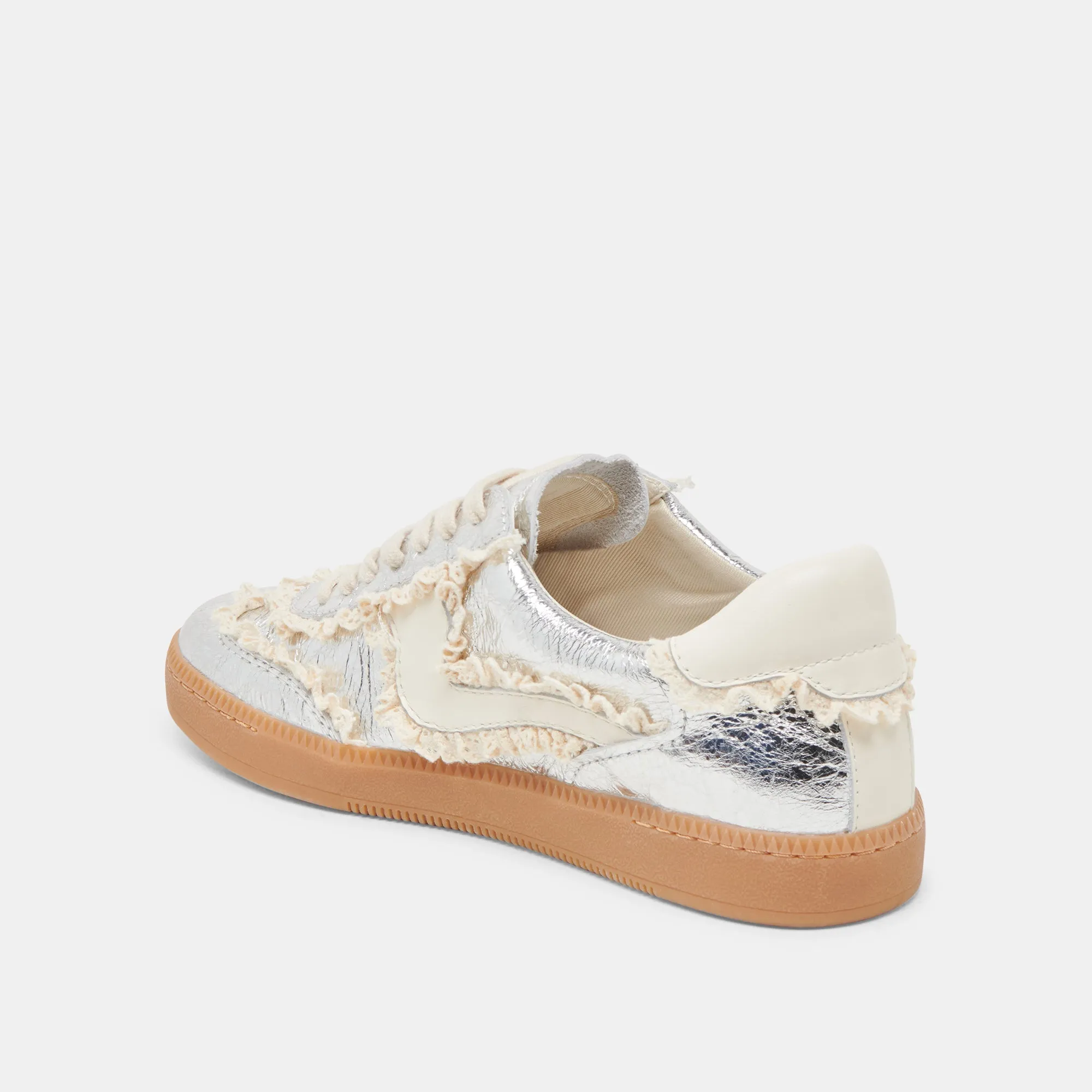 HINWEIS SPITZENSCHUHE SILBER ANTIKE LEDER