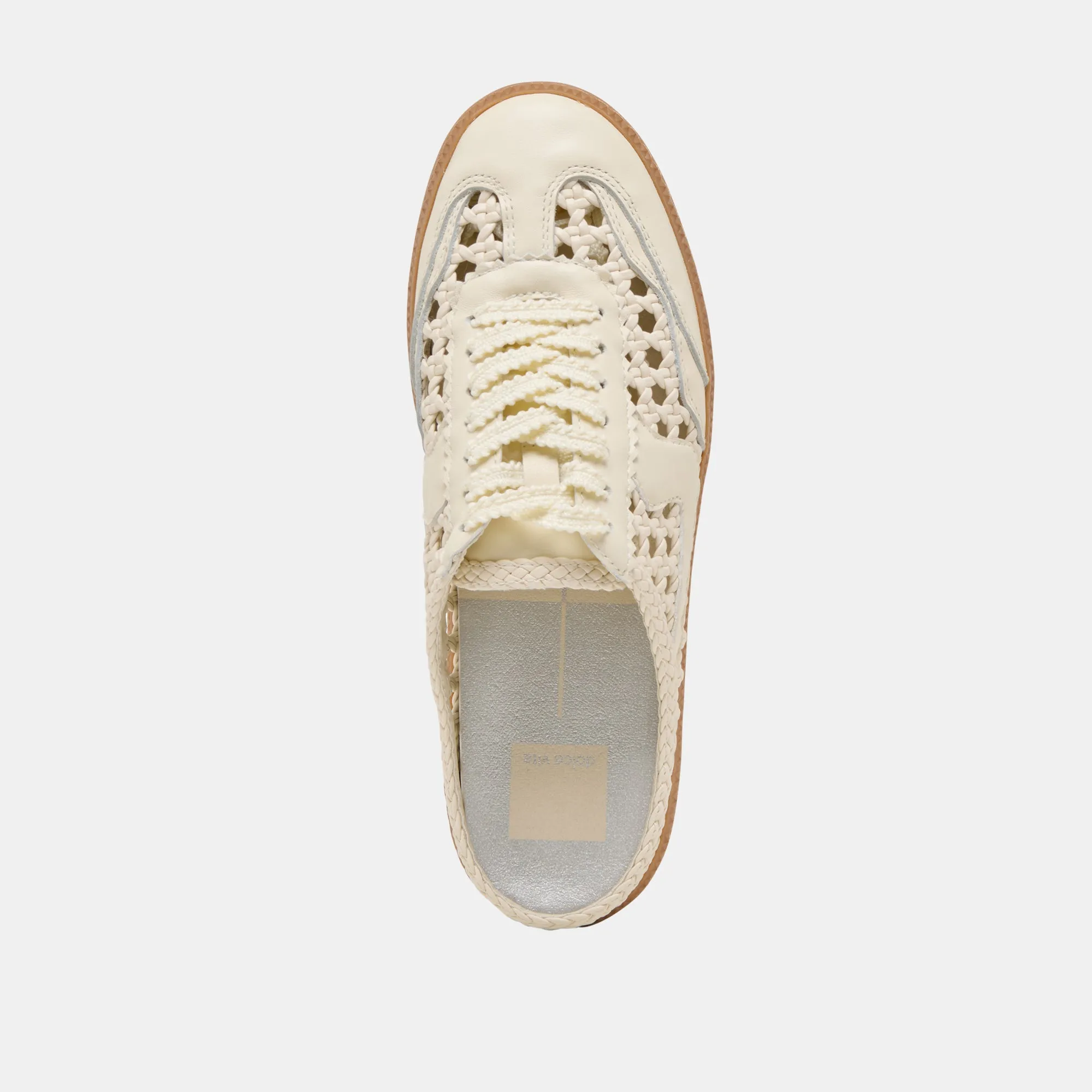 HINWEIS SLIDE GEFLOCHTENE SNEAKERS OFF WHITE GEFLOCHTENE STELLA