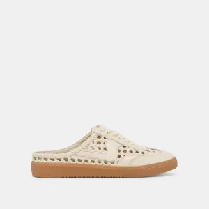 HINWEIS SLIDE GEFLOCHTENE SNEAKERS OFF WHITE GEFLOCHTENE STELLA