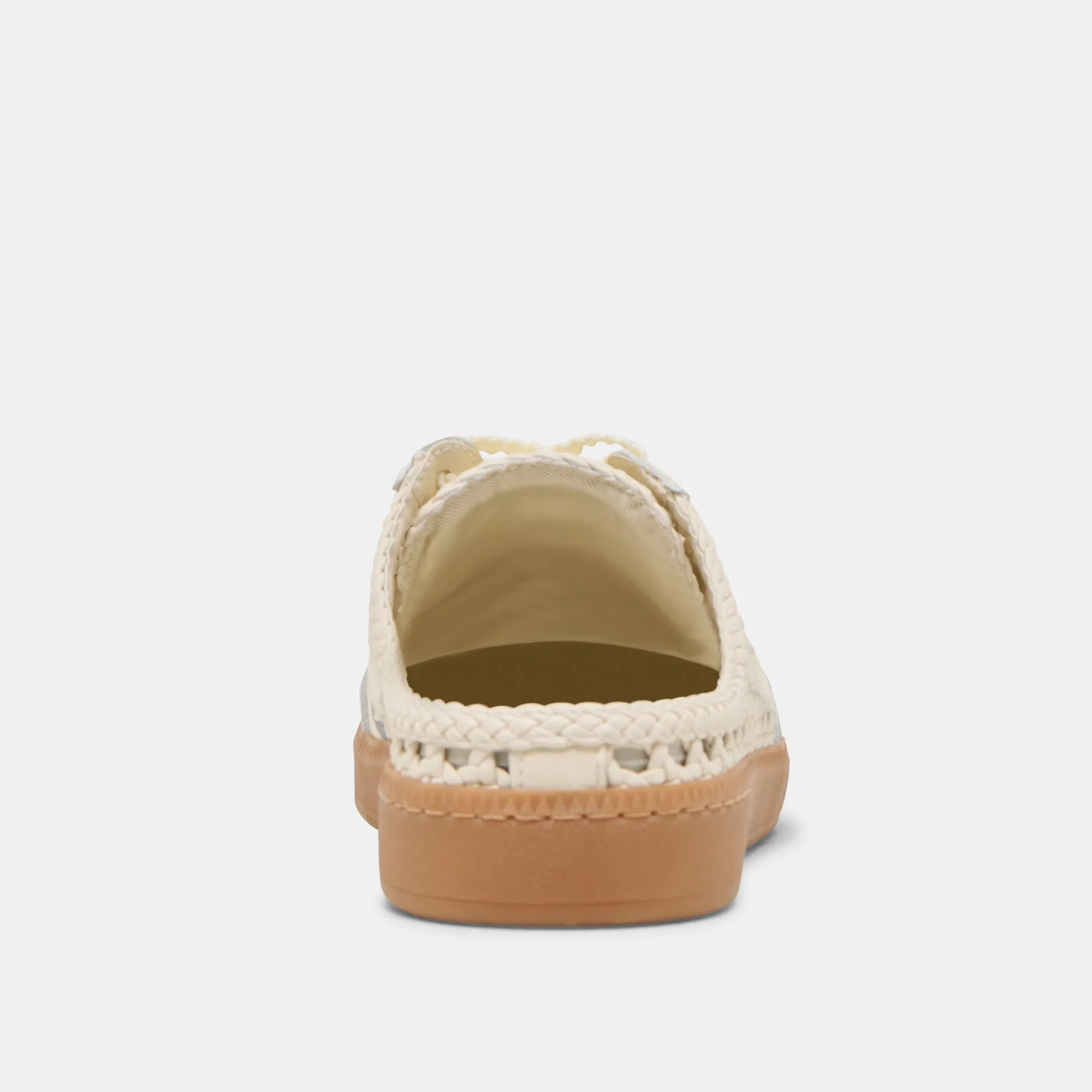 HINWEIS SLIDE GEFLOCHTENE SNEAKERS OFF WHITE GEFLOCHTENE STELLA