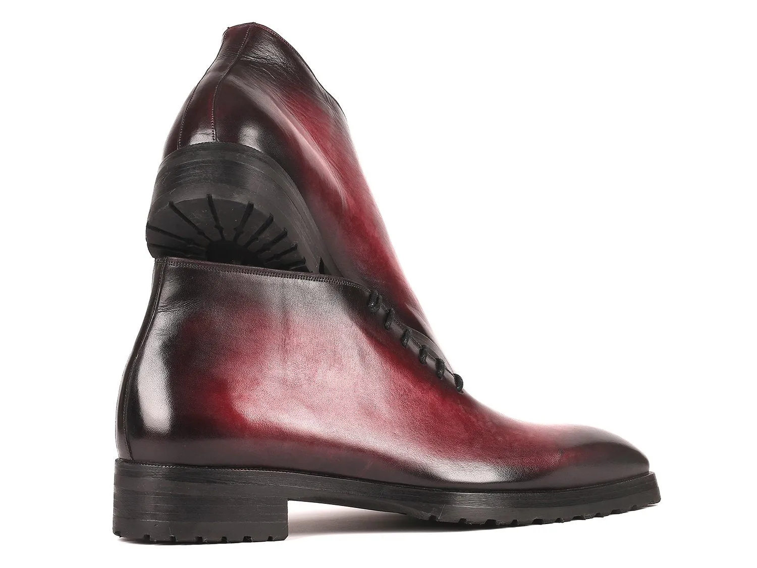 Paul Parkman Schuhe Paul Parkman Herren Knöchelstiefel in Bordeaux gebürstet