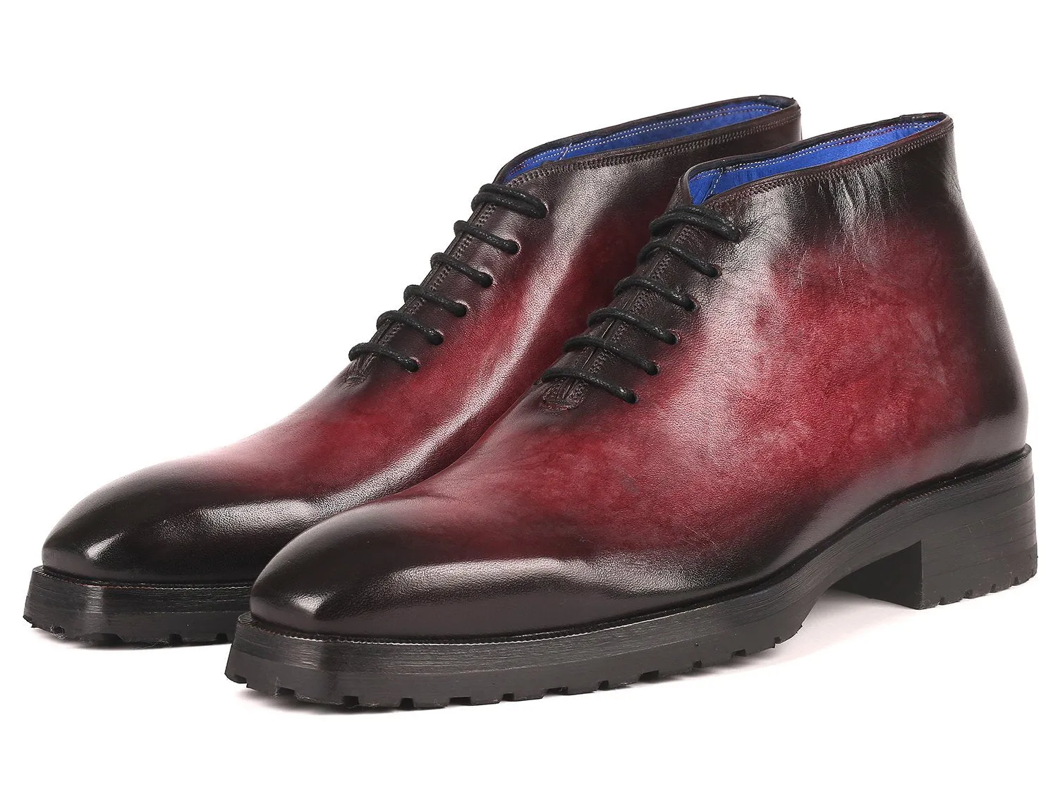 Paul Parkman Schuhe Paul Parkman Herren Knöchelstiefel in Bordeaux gebürstet