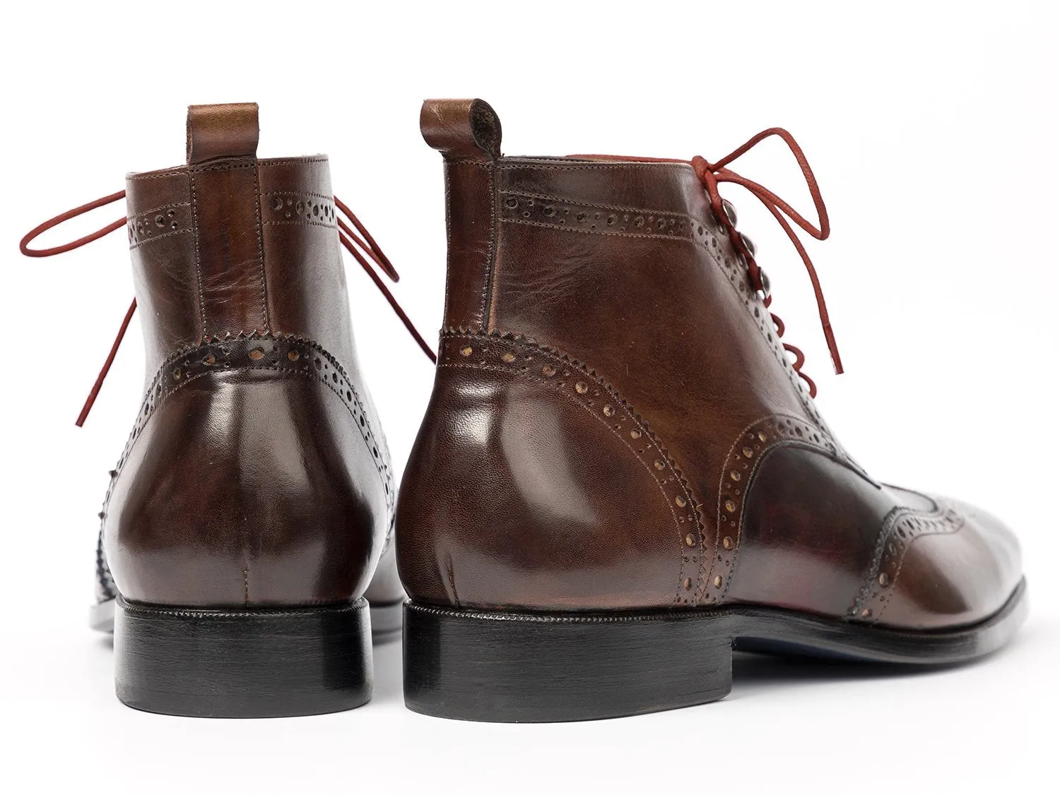 Paul Parkman Schuhe Paul Parkman Herren Wingtip Knöchelstiefel in Braun
