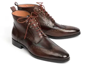 Paul Parkman Schuhe Paul Parkman Herren Wingtip Knöchelstiefel in Braun