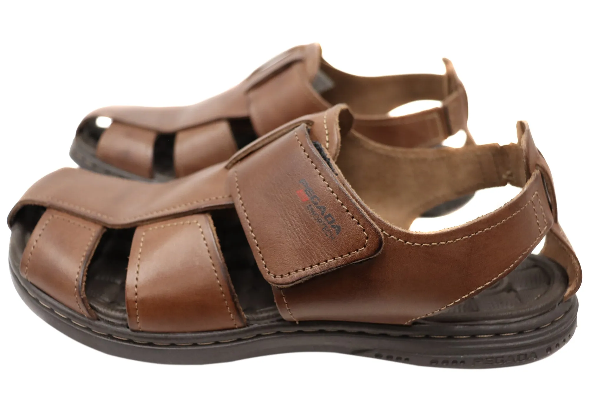 Pegada Kedge Herren Ledersandalen Bequem Hergestellt in Brasilien Pegada Schuhe
