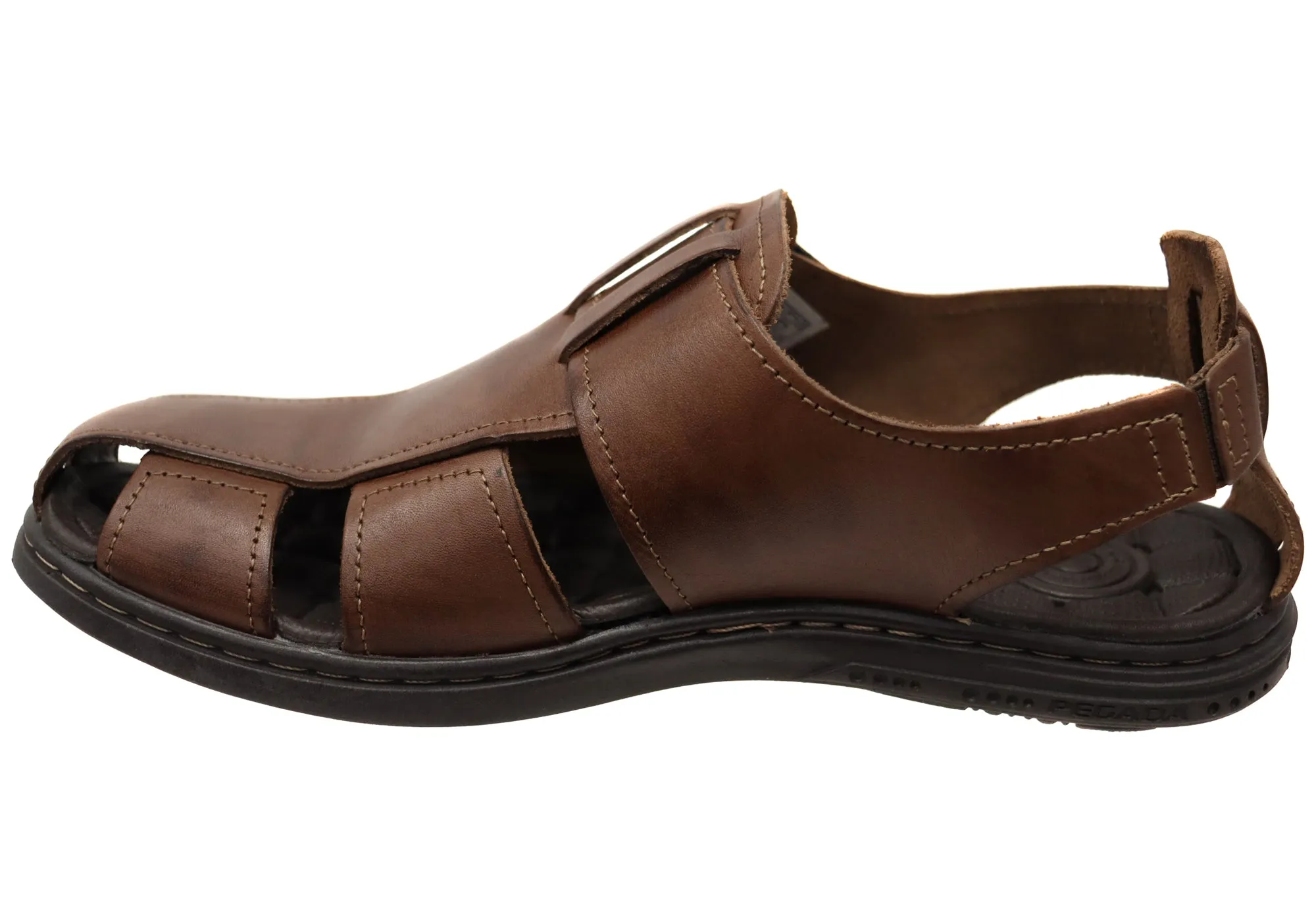 Pegada Kedge Herren Ledersandalen Bequem Hergestellt in Brasilien Pegada Schuhe