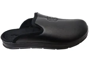 Pegada Marty Herren Brasilianische Hausschuhe mit Geschlossener Spitze und Offener Ferse Bequeme Pantoffeln Pegada Schuhe