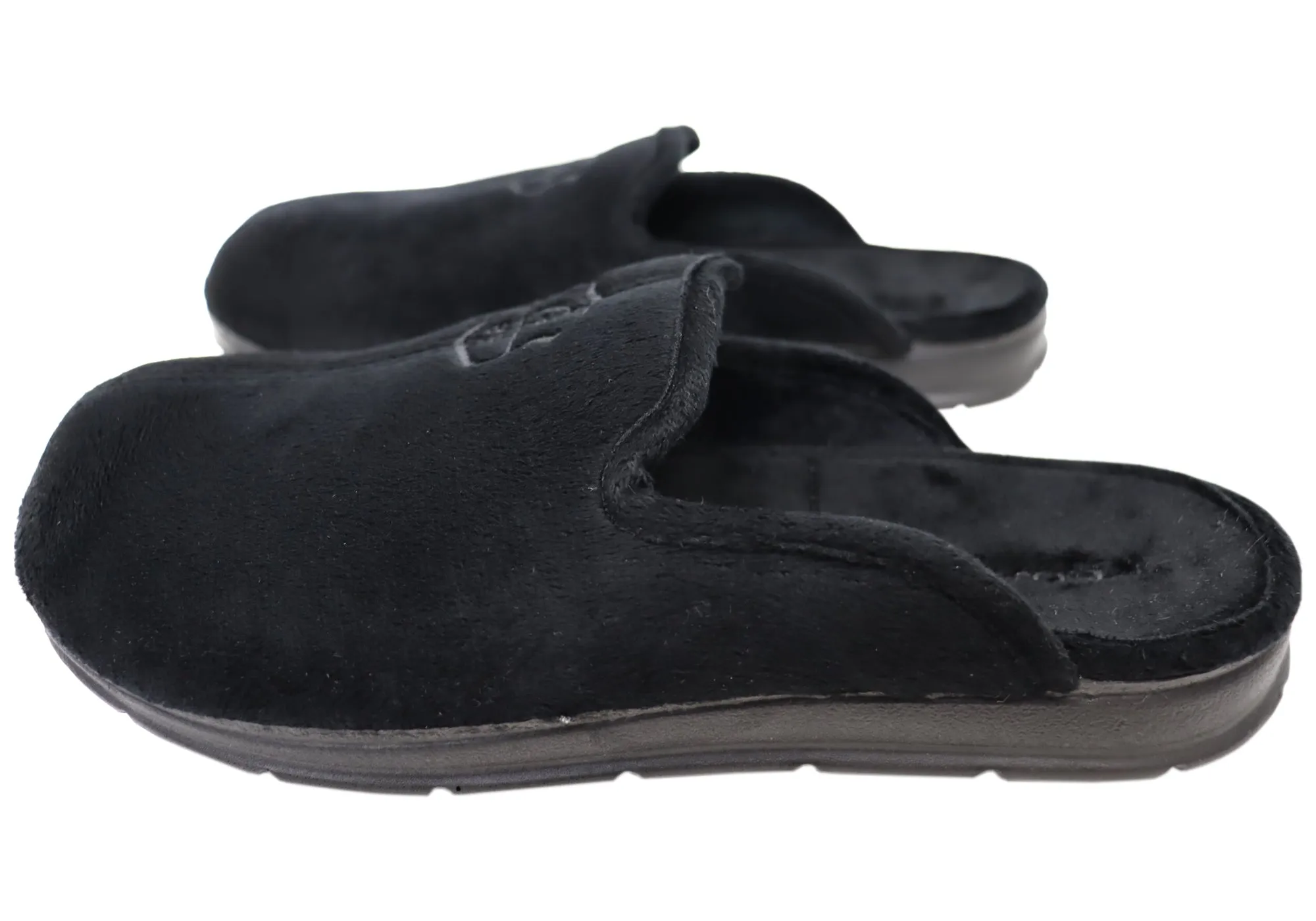 Pegada Marty Herren Brasilianische Hausschuhe mit Geschlossener Spitze und Offener Ferse Bequeme Pantoffeln Pegada Schuhe