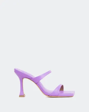 Pyramide, Leder in Violett/Violettes Leder