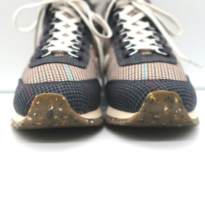 Rag & Bone Retro Hiker Hahnentritt-Sneakers Grau/Braun Größe 38 NEU