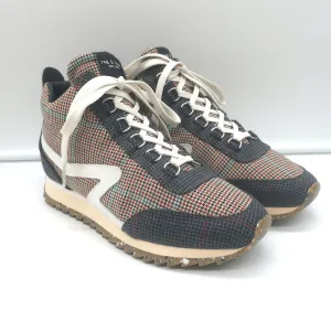 Rag & Bone Retro Hiker Hahnentritt-Sneakers Grau/Braun Größe 38 NEU
