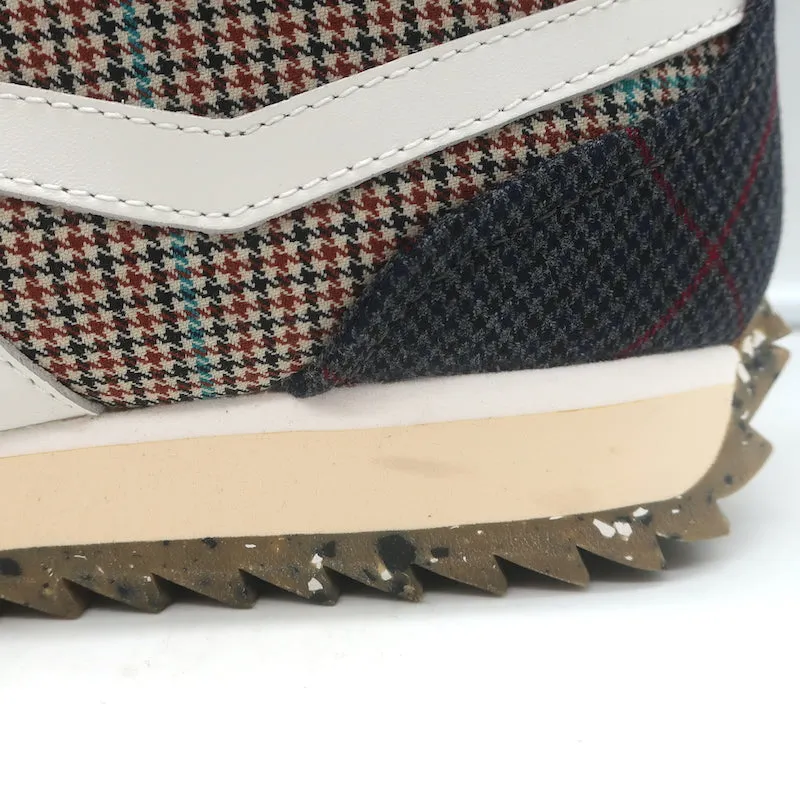 Rag & Bone Retro Hiker Hahnentritt-Sneakers Grau/Braun Größe 38 NEU
