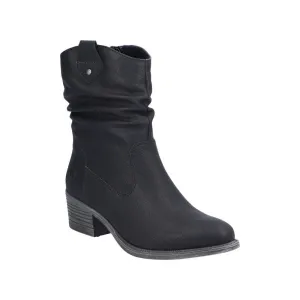 Rieker Schuhe 73170-00 Knöchelhoch Absatz Schwarz