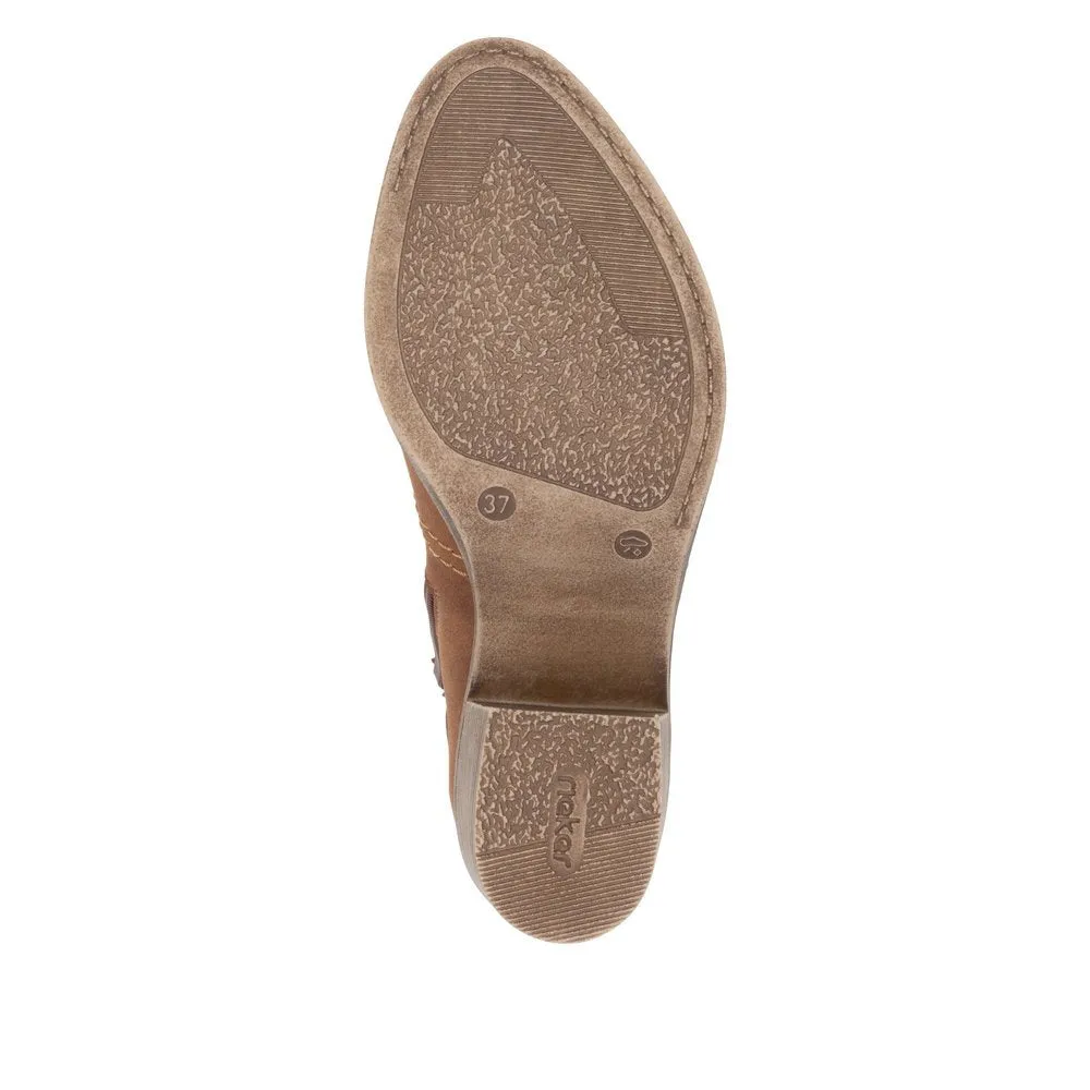 Rieker Schuhe Y1284-24 Western Brandy