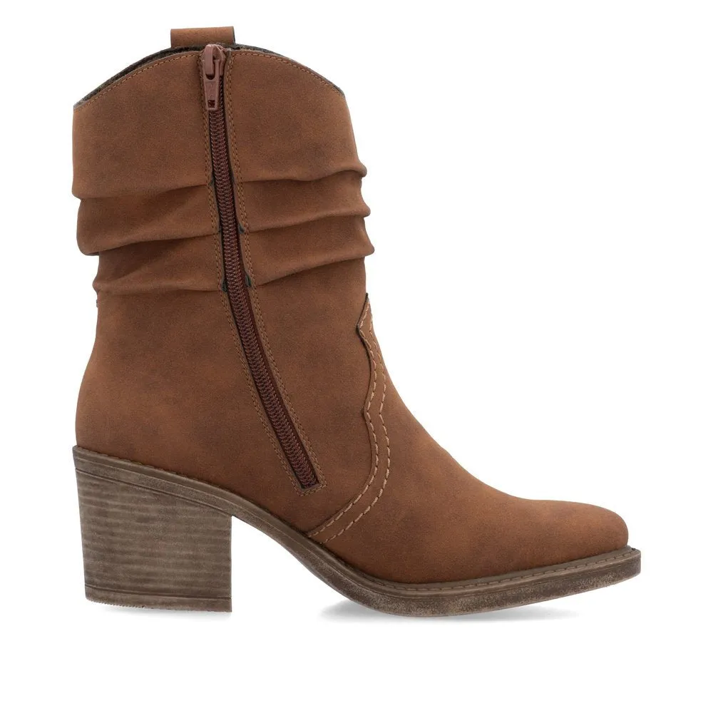 Rieker Schuhe Y1284-24 Western Brandy