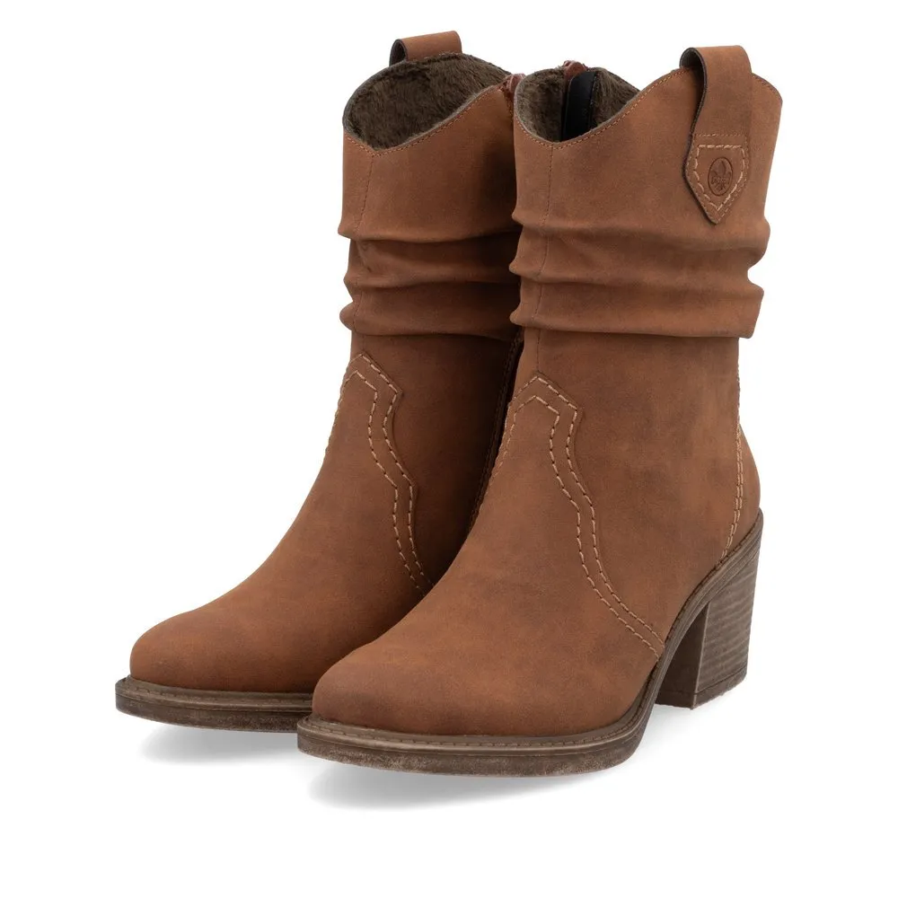 Rieker Schuhe Y1284-24 Western Brandy