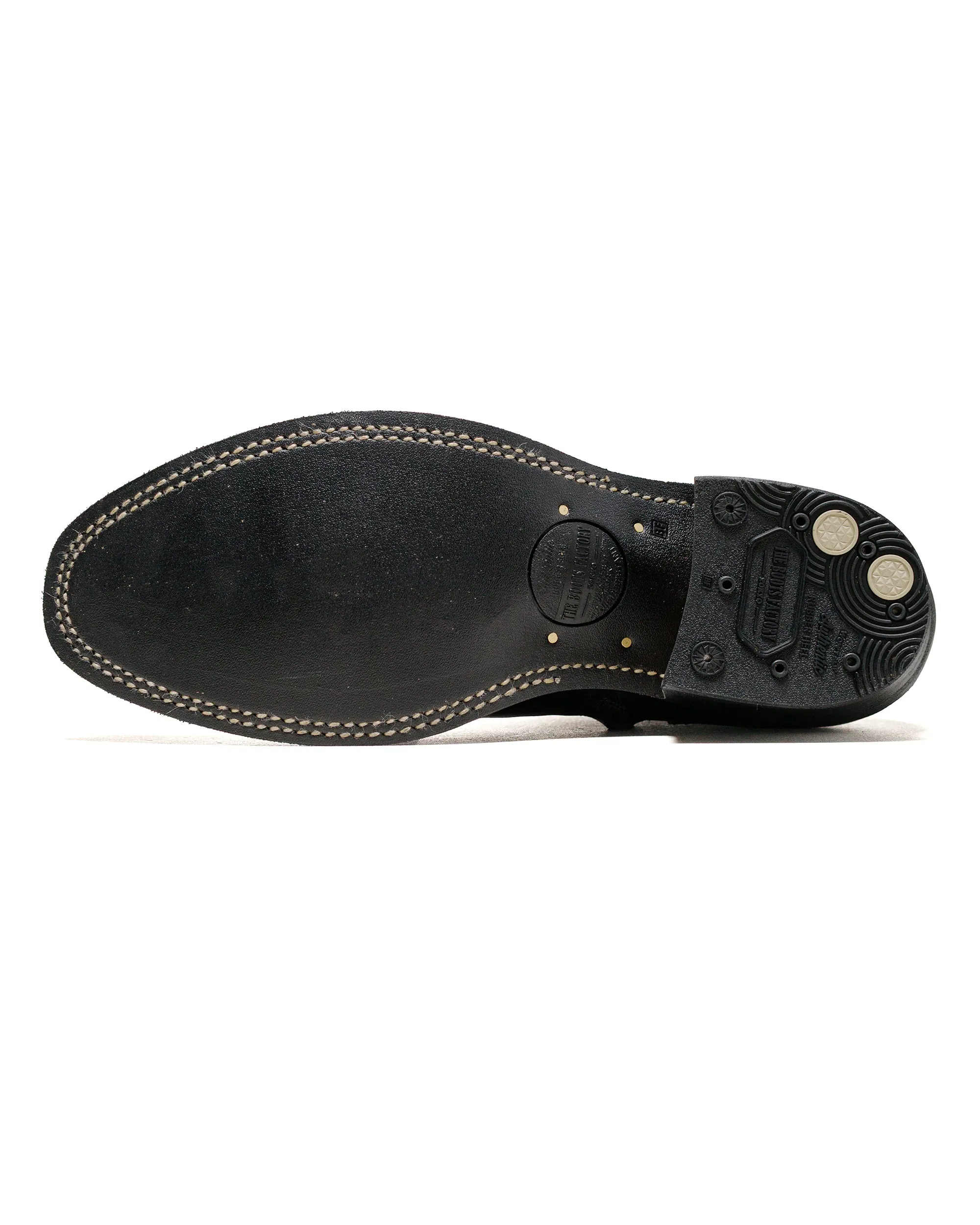 Rolling Dub Trio Loro Zip Schwarz Flammen Stickerei