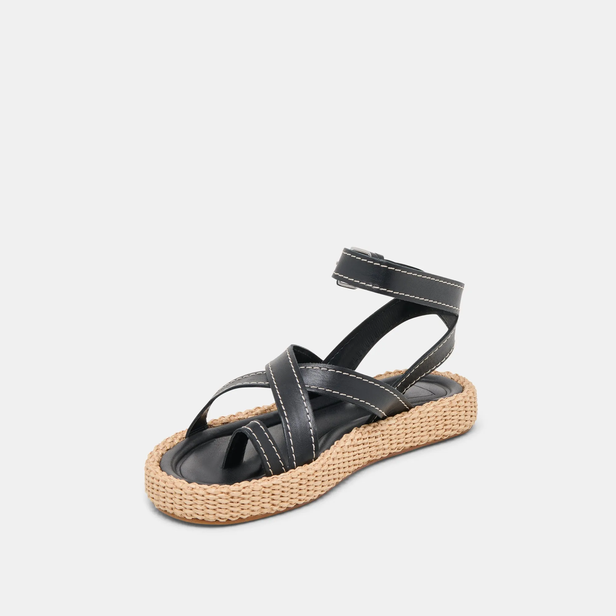 ROXIE SANDALETTEN AUS SCHWARZEM LEDER