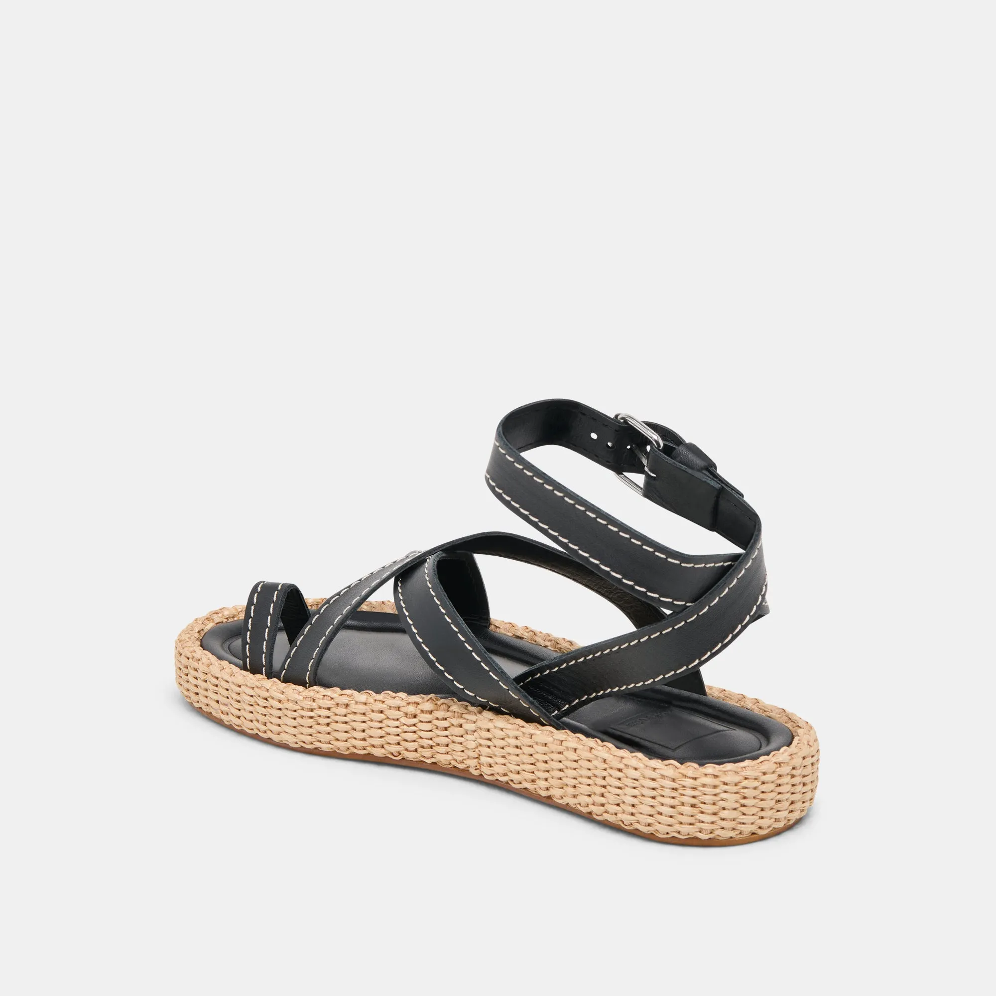 ROXIE SANDALETTEN AUS SCHWARZEM LEDER