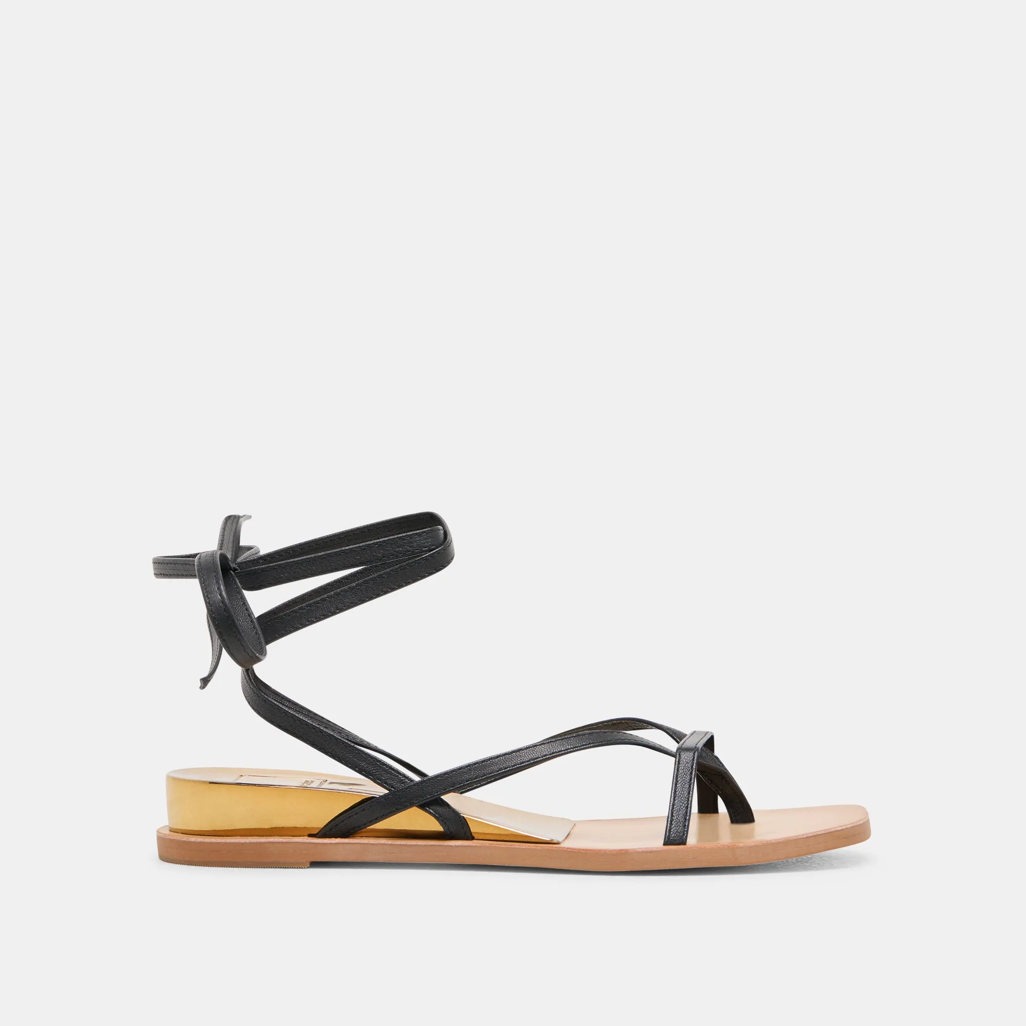 RUDIE SANDALEN SCHWARZES LEDER