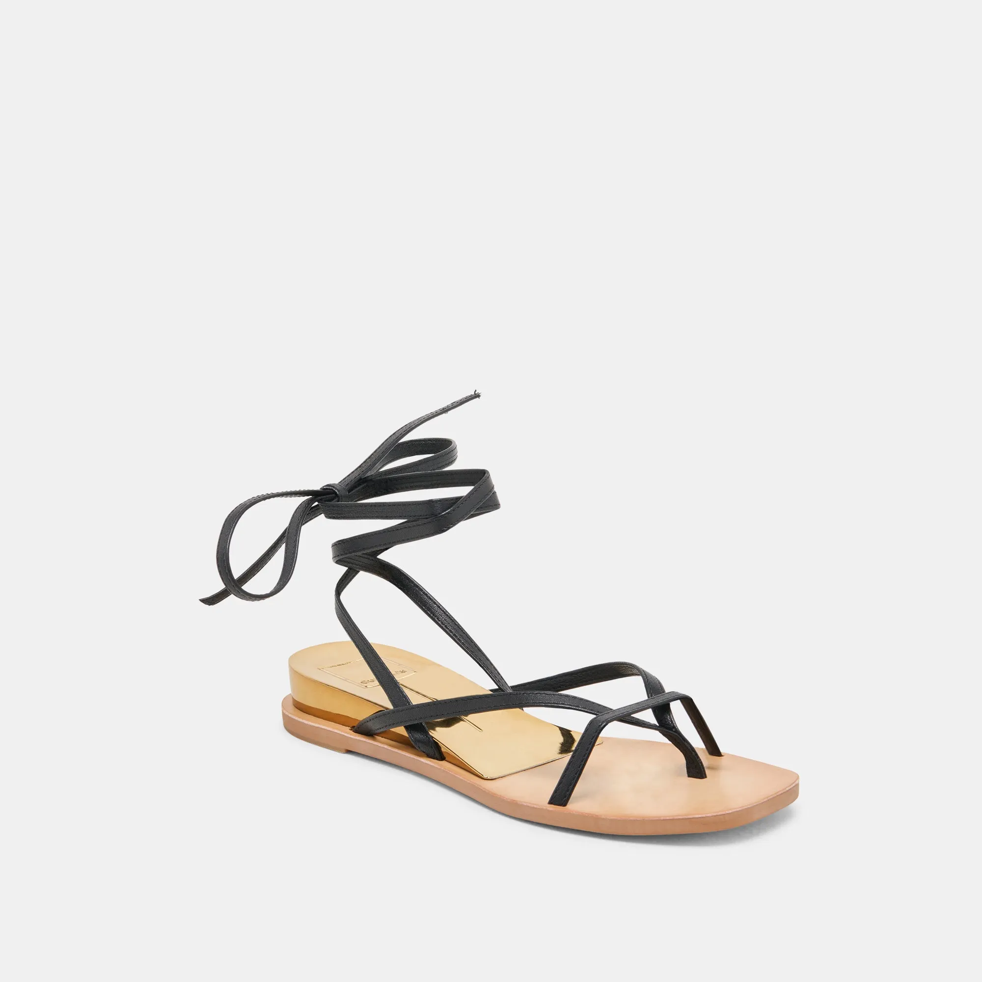 RUDIE SANDALEN SCHWARZES LEDER