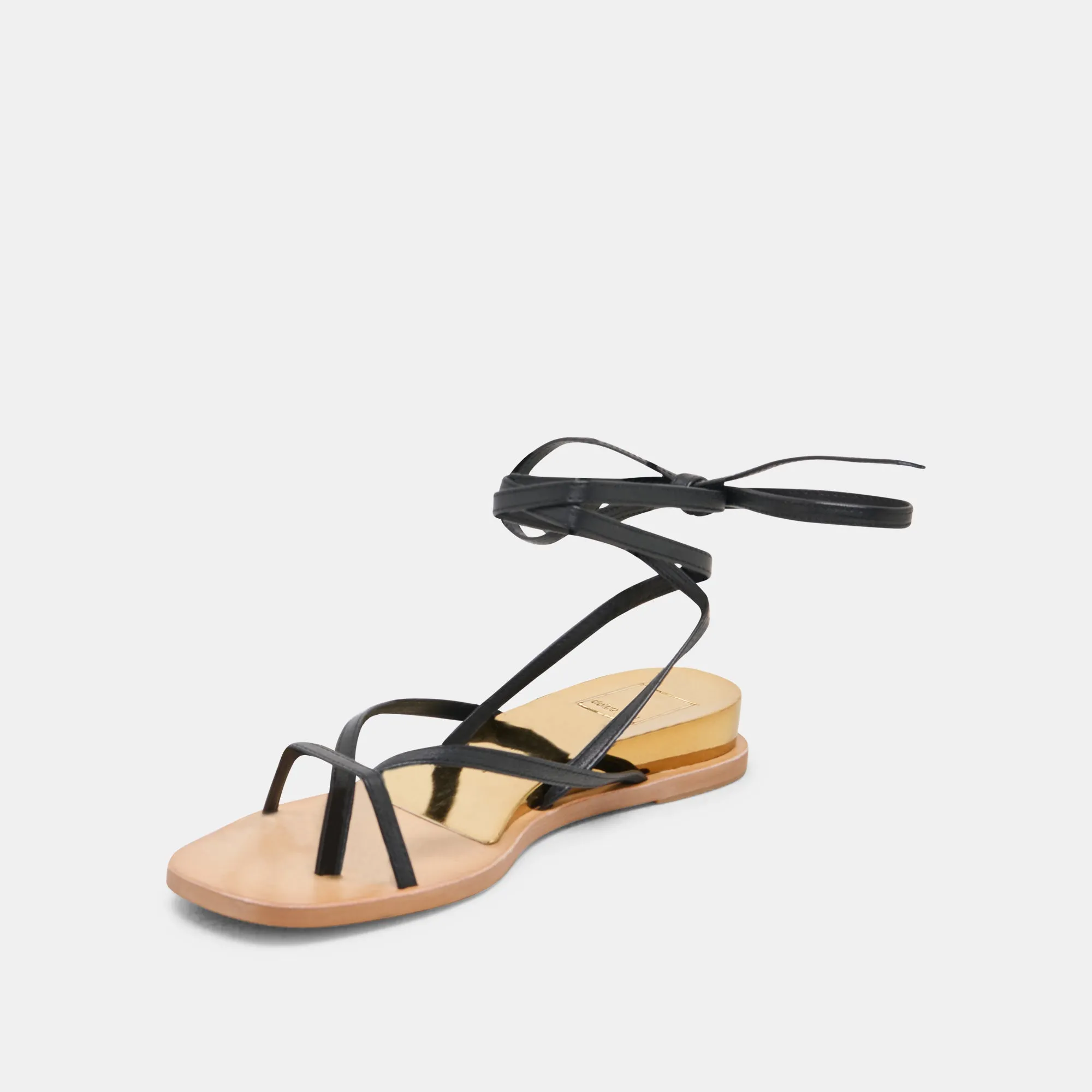 RUDIE SANDALEN SCHWARZES LEDER
