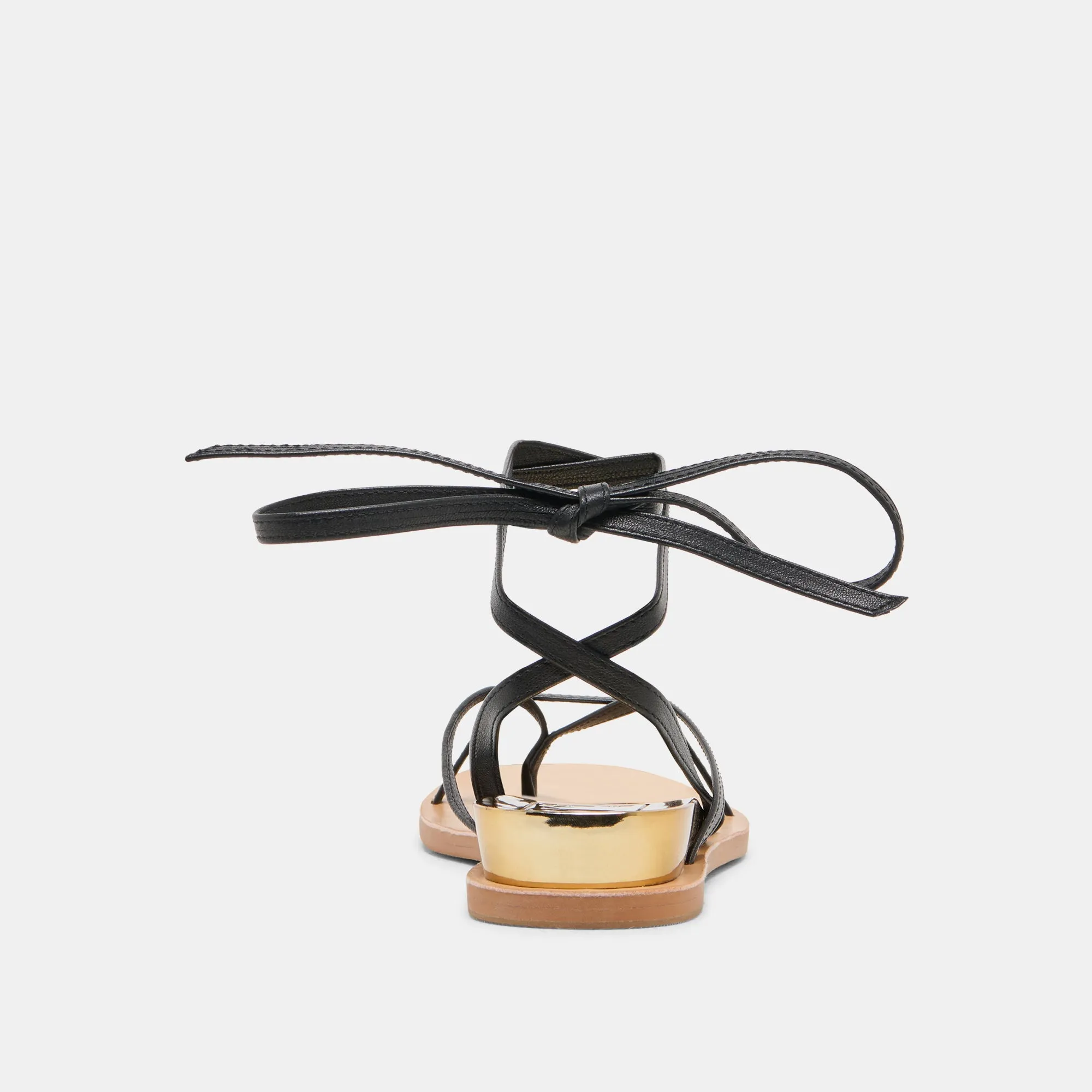 RUDIE SANDALEN SCHWARZES LEDER