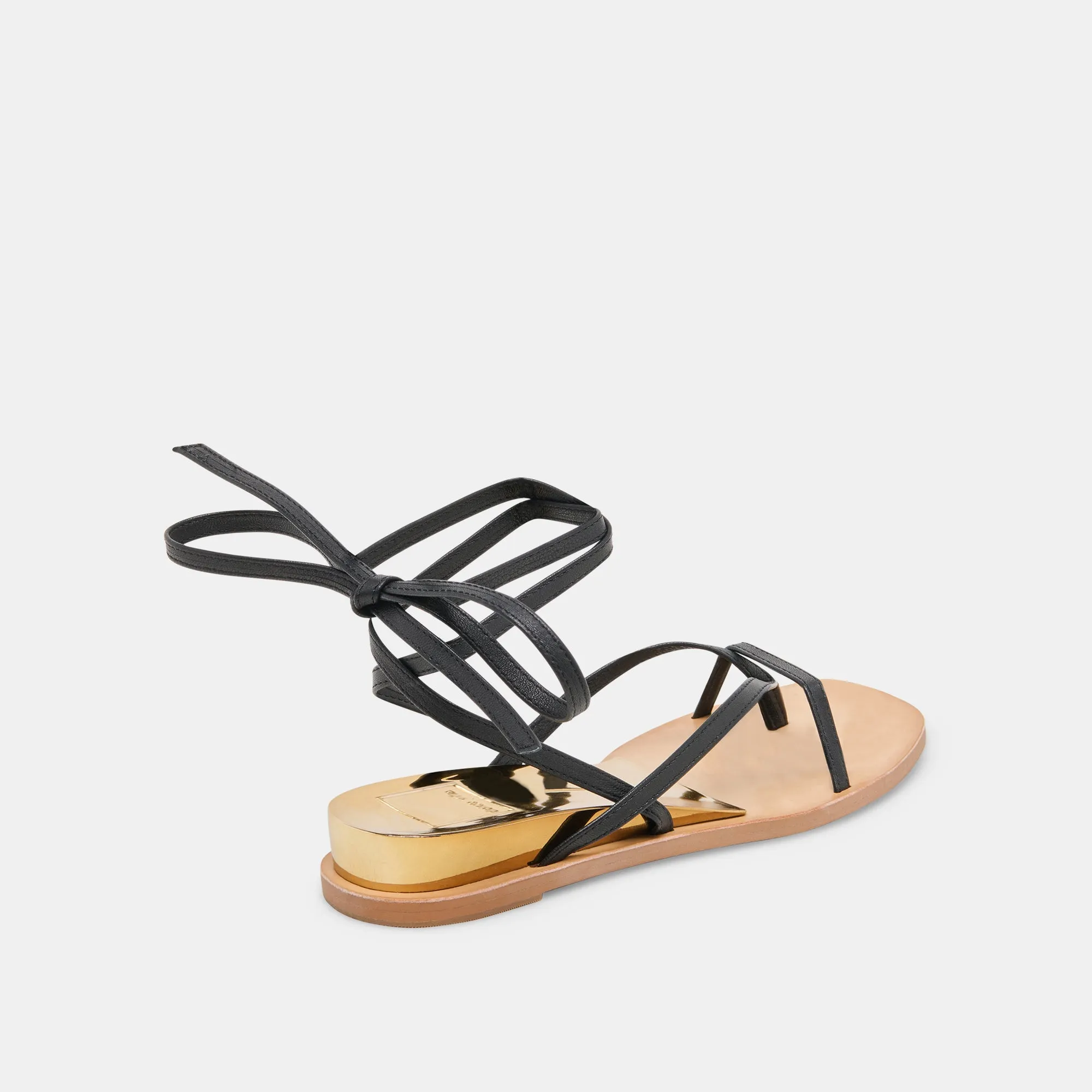 RUDIE SANDALEN SCHWARZES LEDER