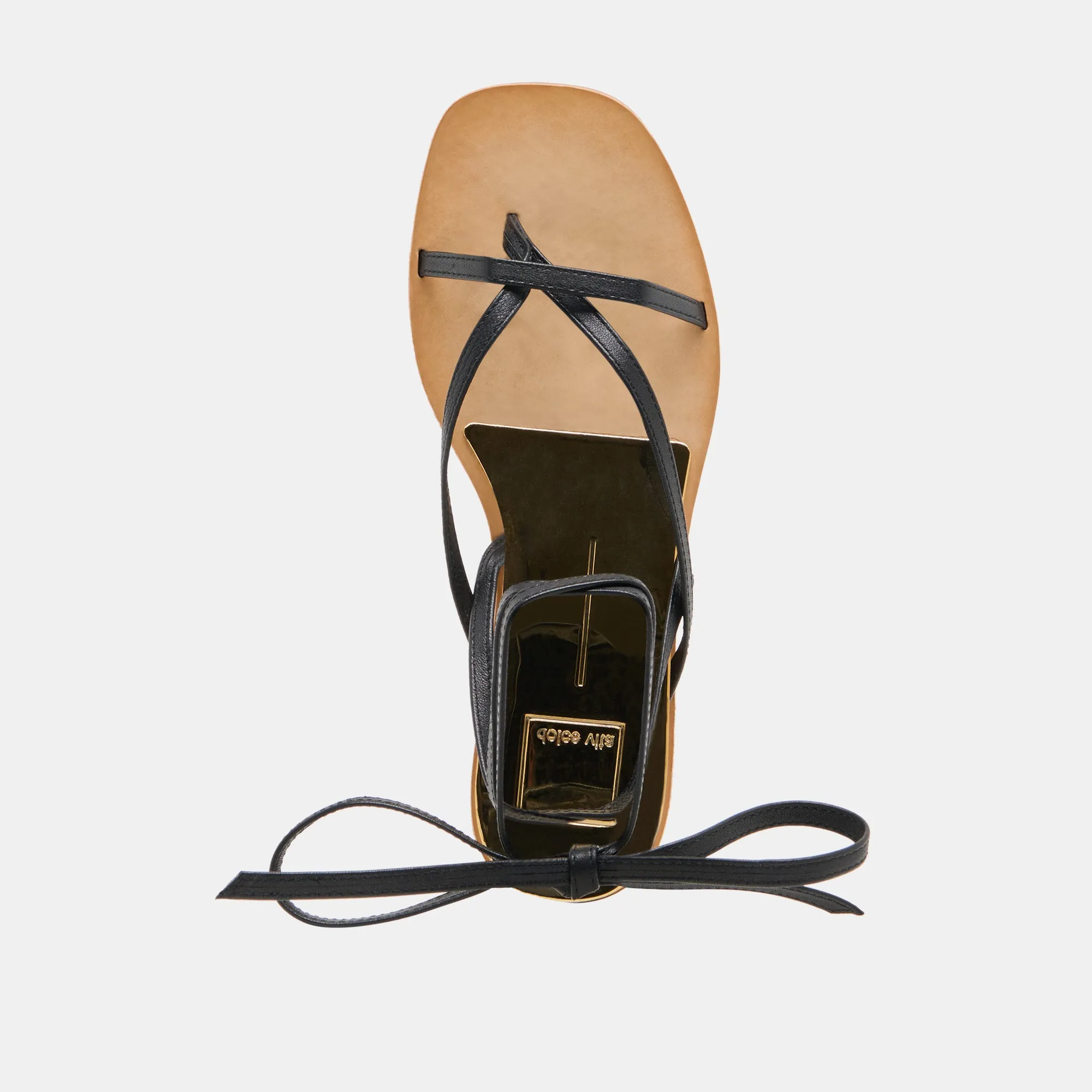 RUDIE SANDALEN SCHWARZES LEDER
