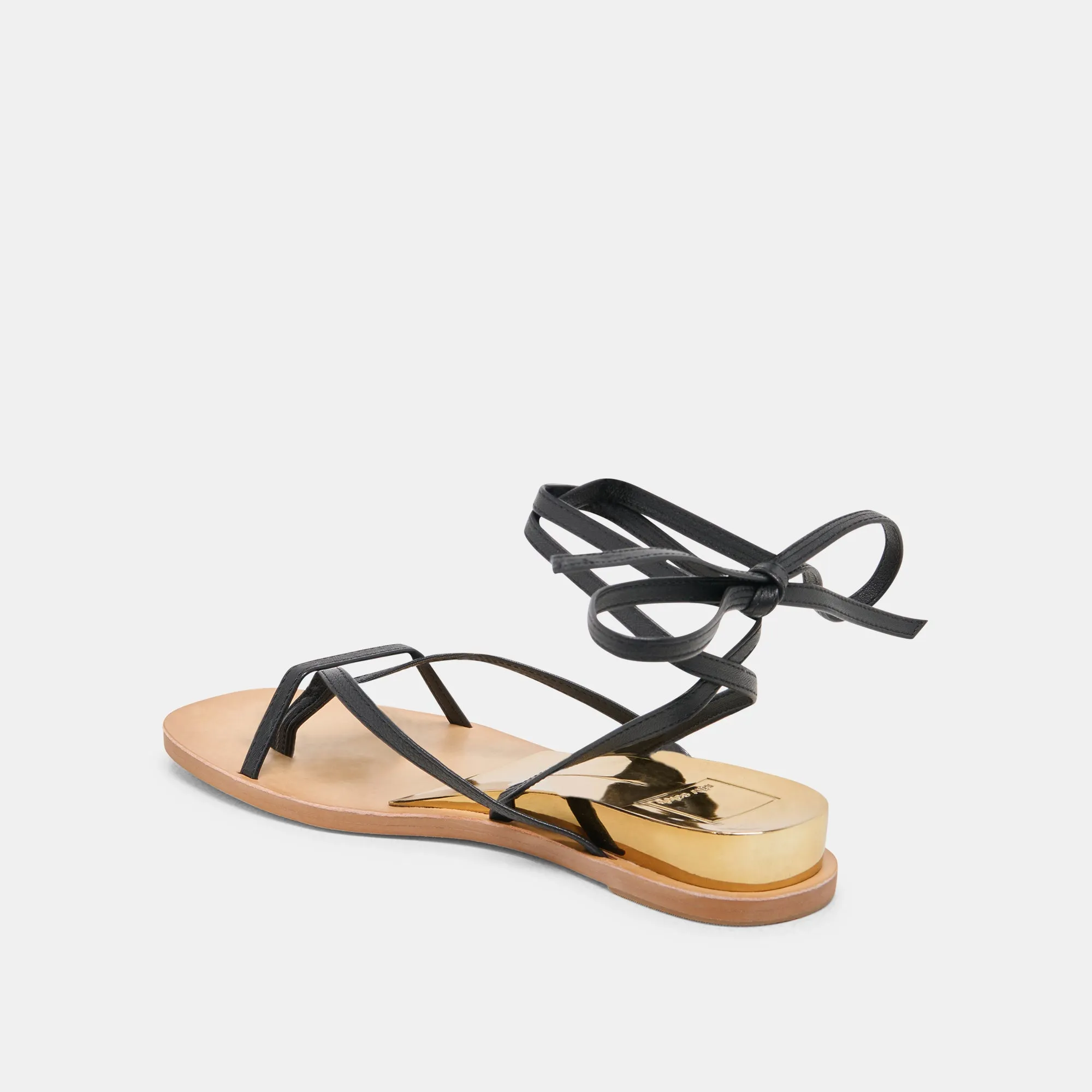 RUDIE SANDALEN SCHWARZES LEDER