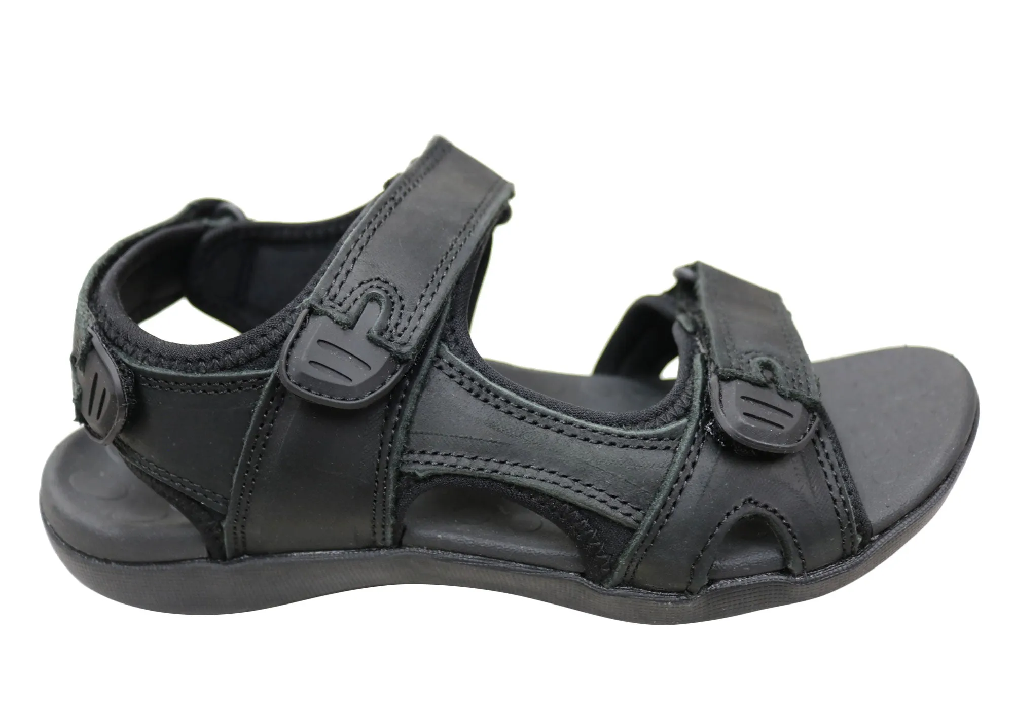 Scholl Orthaheel Brody Herren-Sandalen mit unterstützendem Komfort aus Leder Scholl Orthaheel Schuhe