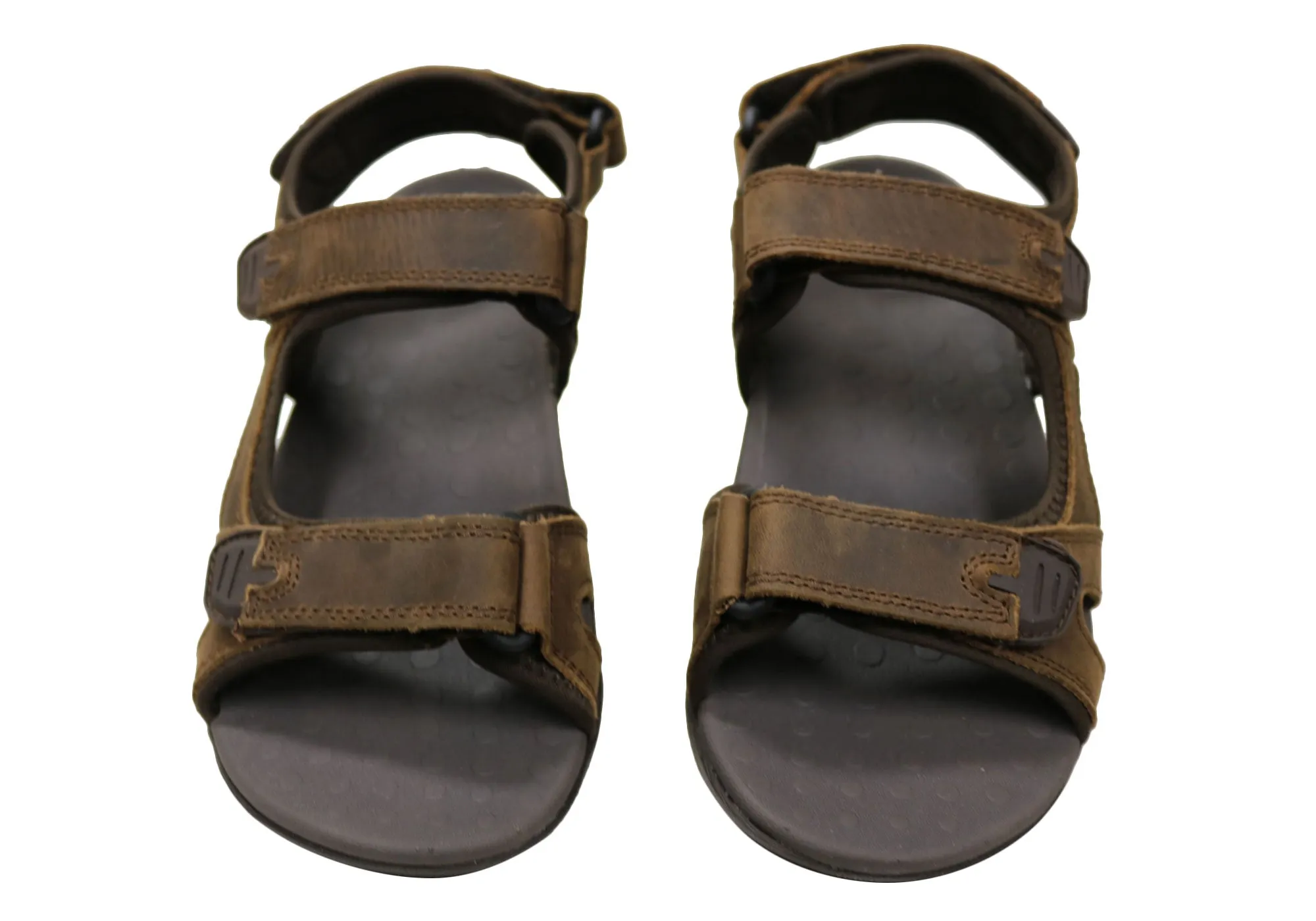Scholl Orthaheel Brody Herren-Sandalen mit unterstützendem Komfort aus Leder Scholl Orthaheel Schuhe