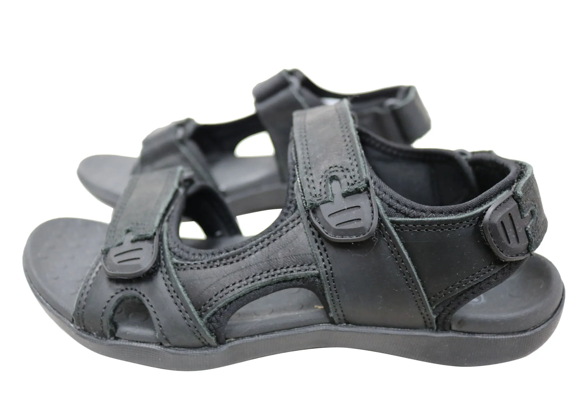 Scholl Orthaheel Brody Herren-Sandalen mit unterstützendem Komfort aus Leder Scholl Orthaheel Schuhe