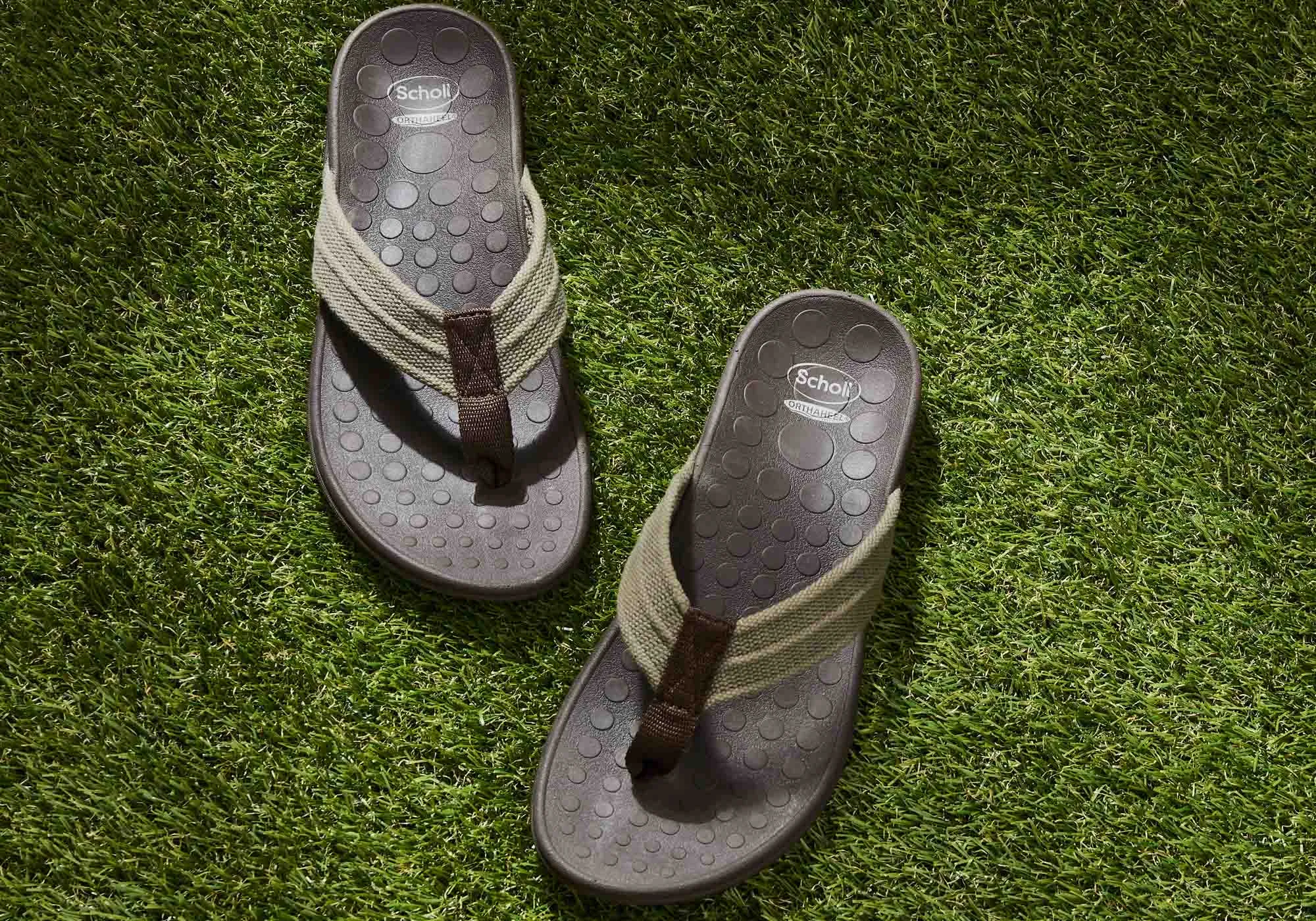 Scholl Orthaheel Herren-Slipper mit Fußbett und hohem Tragekomfort
