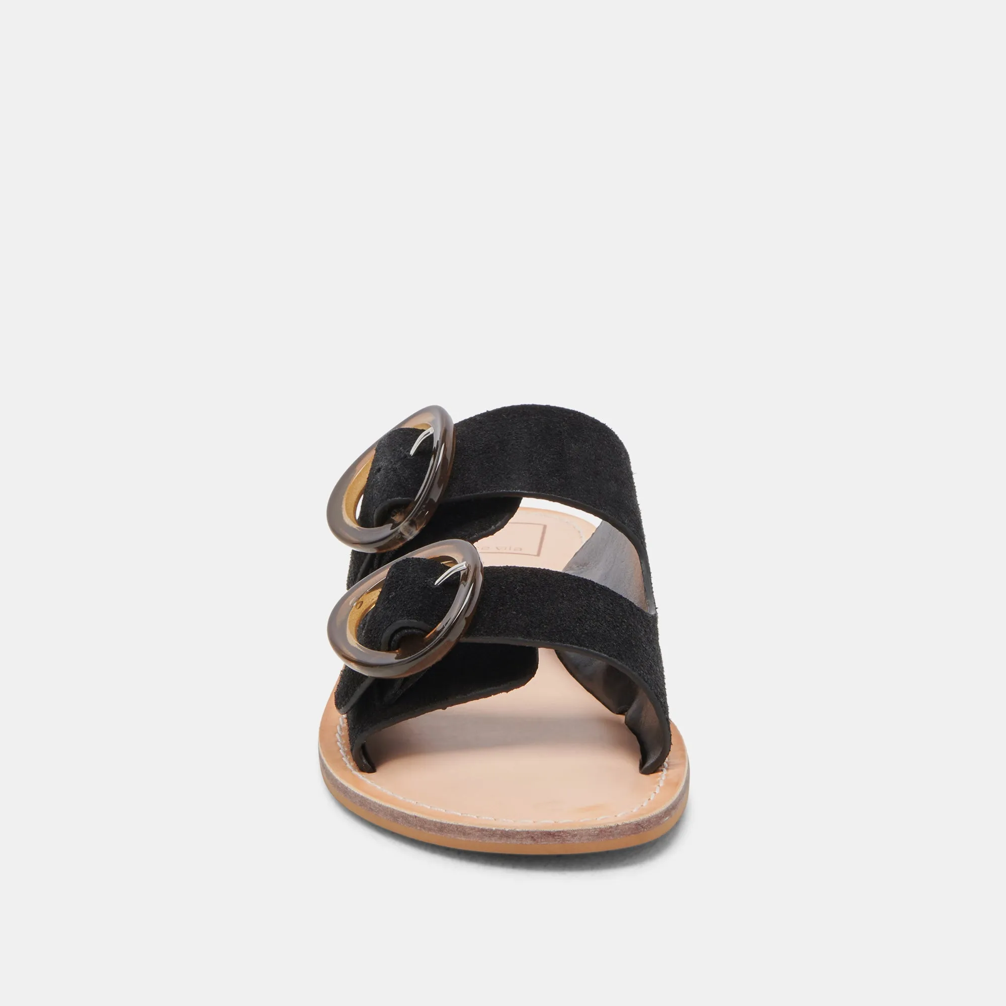 SECILY SANDALEN ONYX WILDLEDER