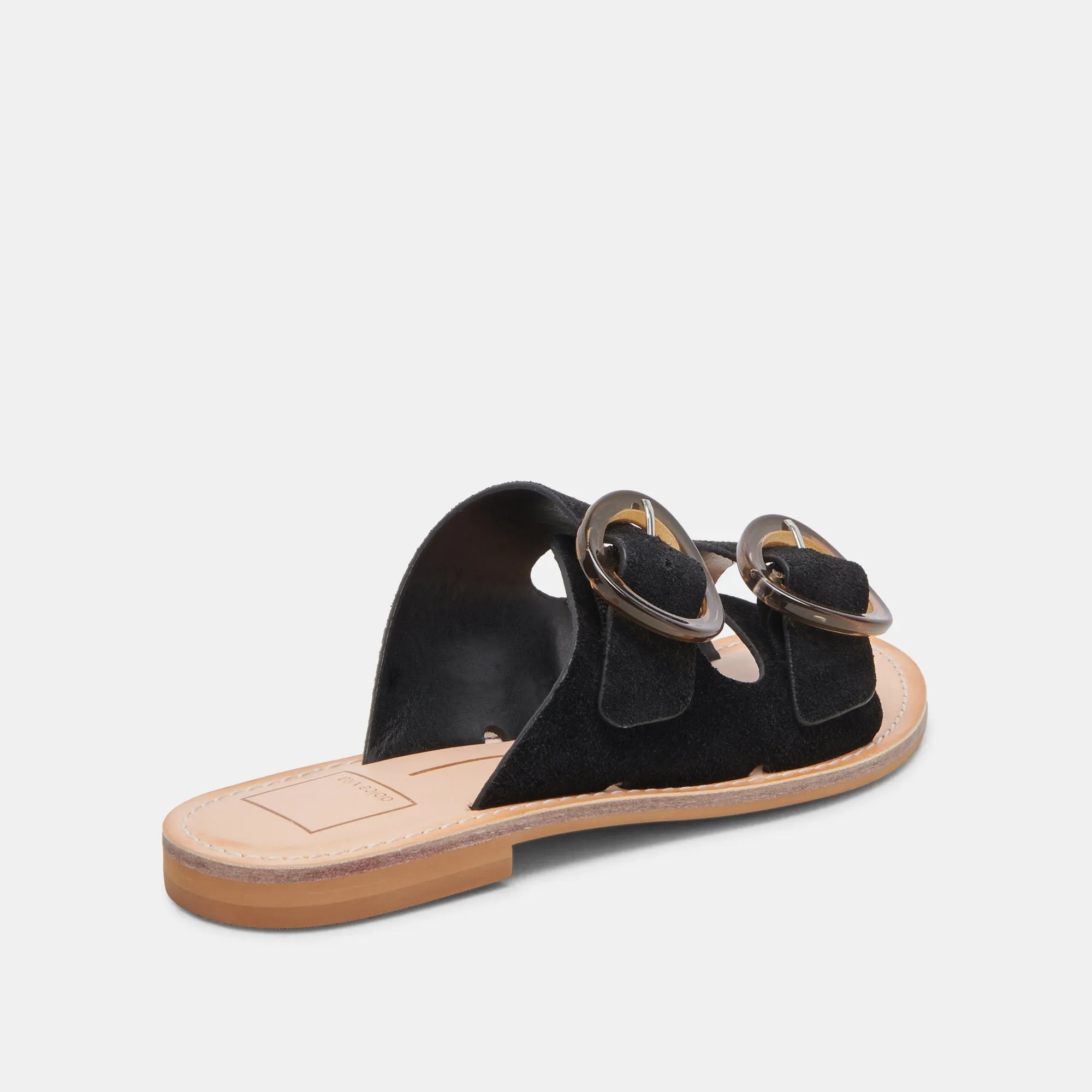 SECILY SANDALEN ONYX WILDLEDER