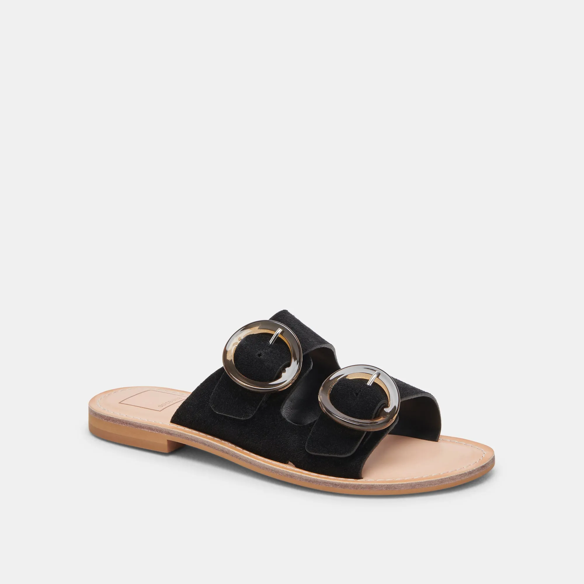 SECILY SANDALEN ONYX WILDLEDER