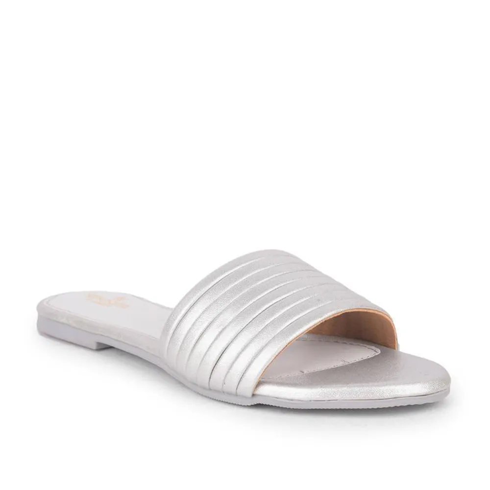 Senorita Casual Silber Slides Damen STY-51E Von Liberty