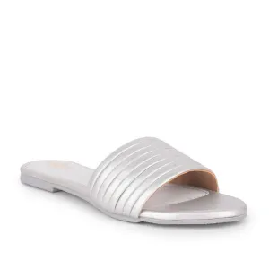 Senorita Casual Silber Slides Damen STY-51E Von Liberty