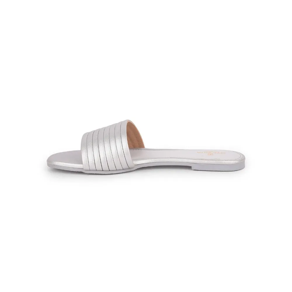 Senorita Casual Silber Slides Damen STY-51E Von Liberty