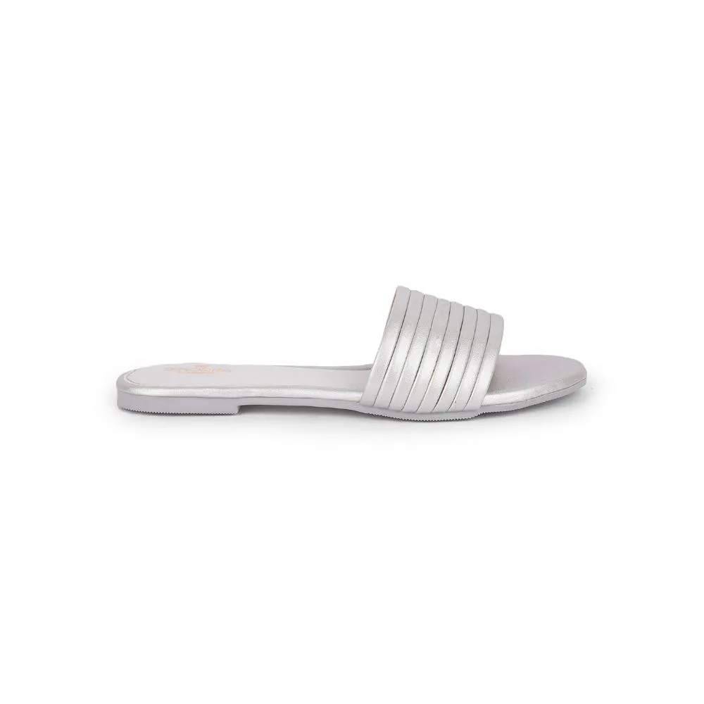 Senorita Casual Silber Slides Damen STY-51E Von Liberty