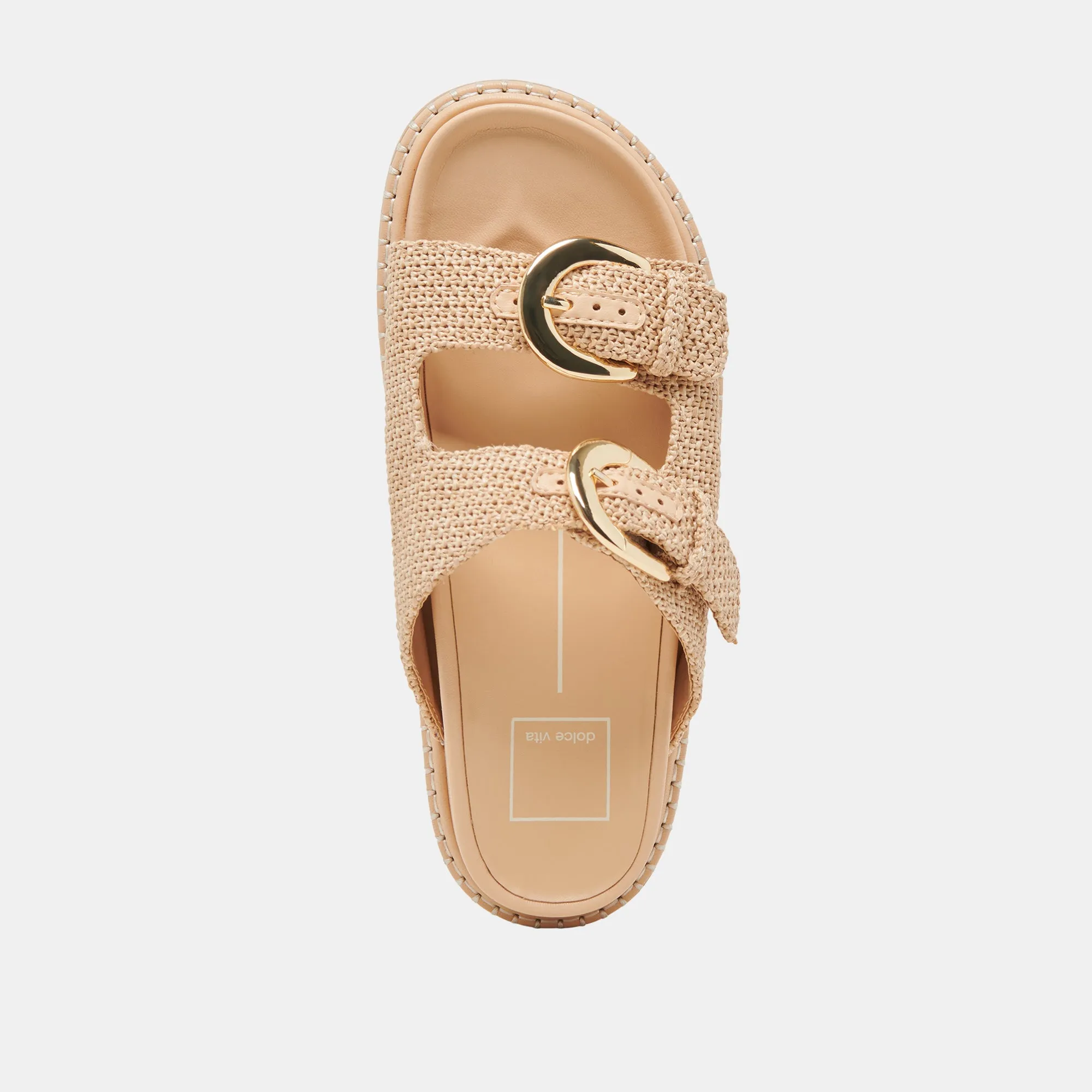 SHAUNY SANDALEN NATÜRLICHE RAFFIA