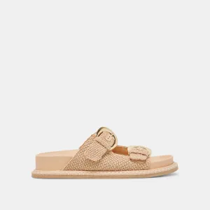SHAUNY SANDALEN NATÜRLICHE RAFFIA