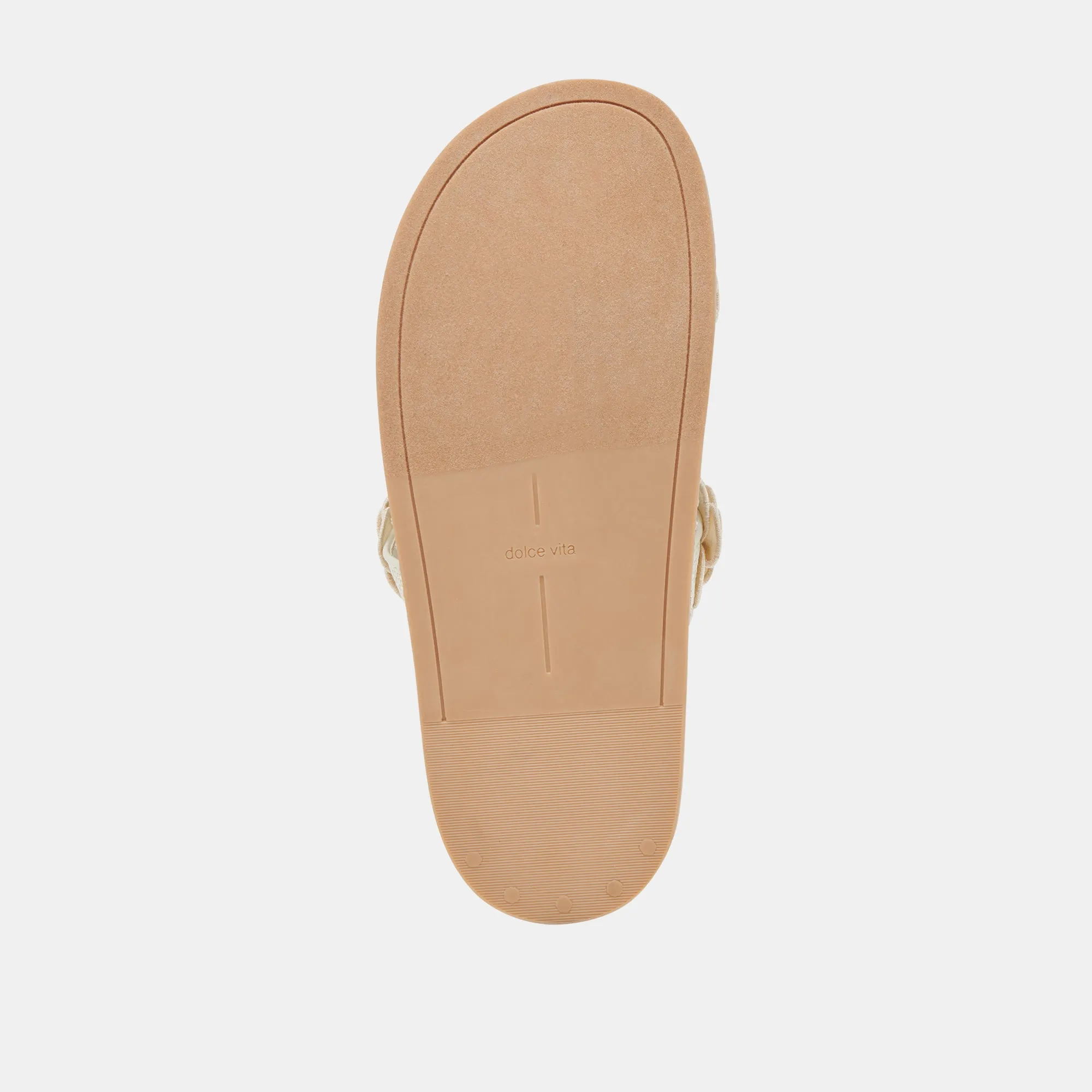 SHERLA SANDALEN WEIß RAFFIA